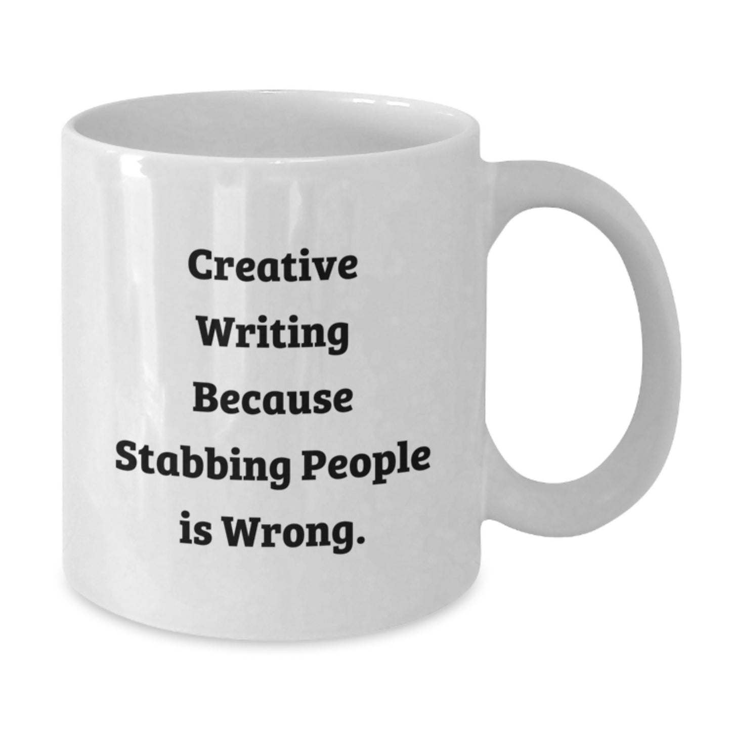 Funny Creative Writing White Coffee Mug Gift for Writers Birthday from Friends - Additional