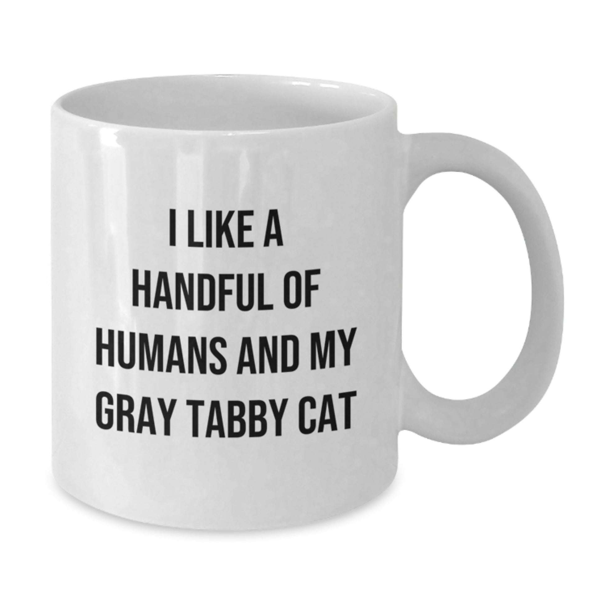 Funny Gray Tabby Cat White Coffee Mug Gifts from Men to Mom Mom's Unique Gifts for Gray Tabby Cat Lovers on Mother's Day - Additional