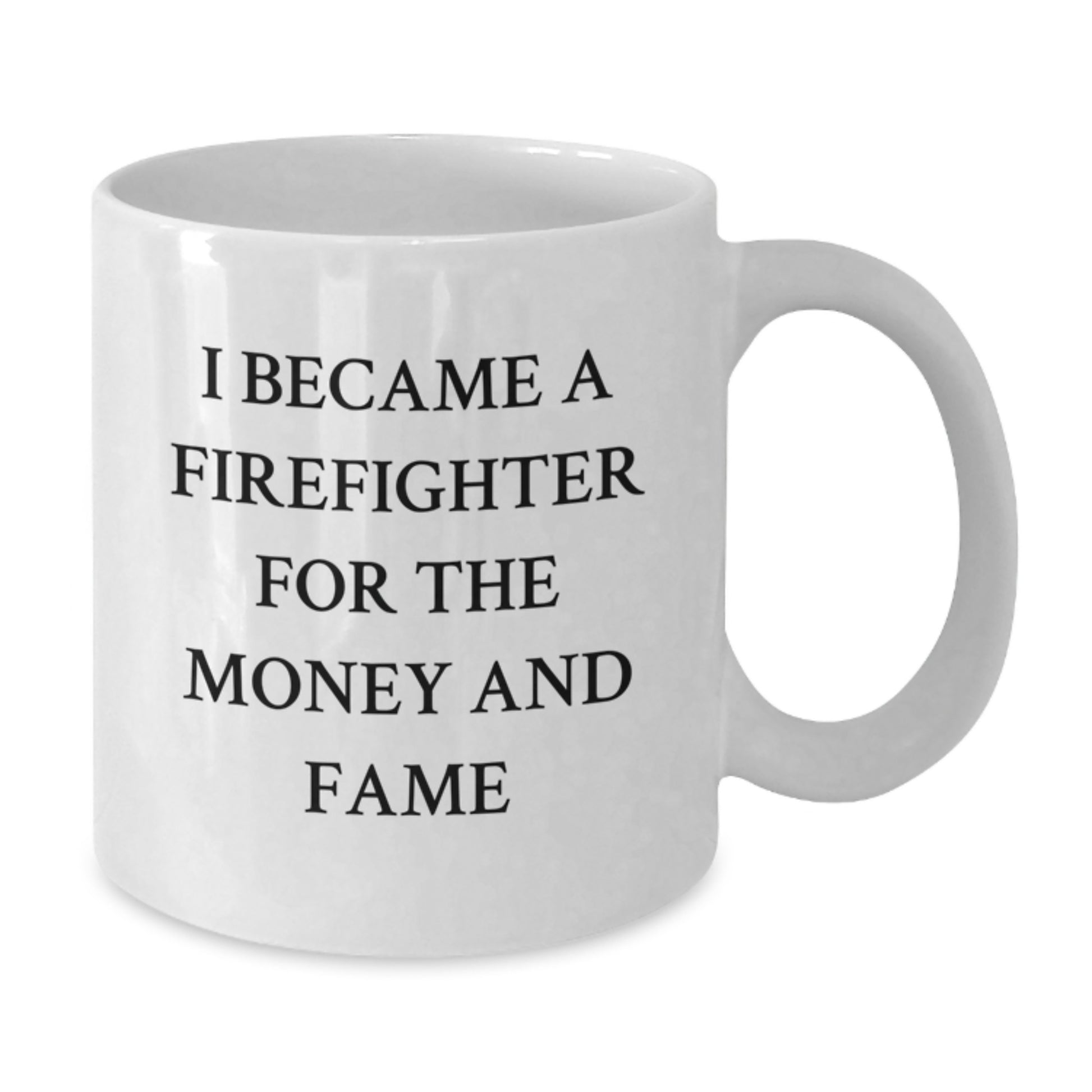 Funny Firefighter Gifts for Men Valentine's, Gifts from Women to Firefighter Friends, White Coffee Mug - Additional