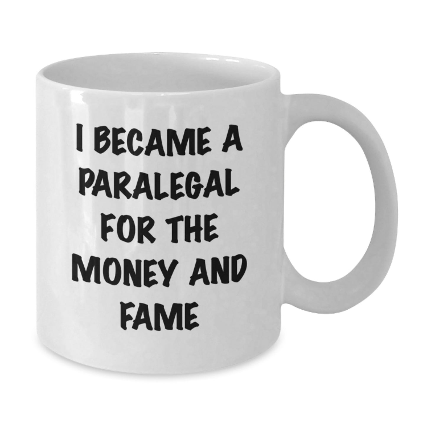 Funny Paralegal Humor Gifts from Family to Paralegal Mom on Mother's Day Unique White Coffee Mug - Additional
