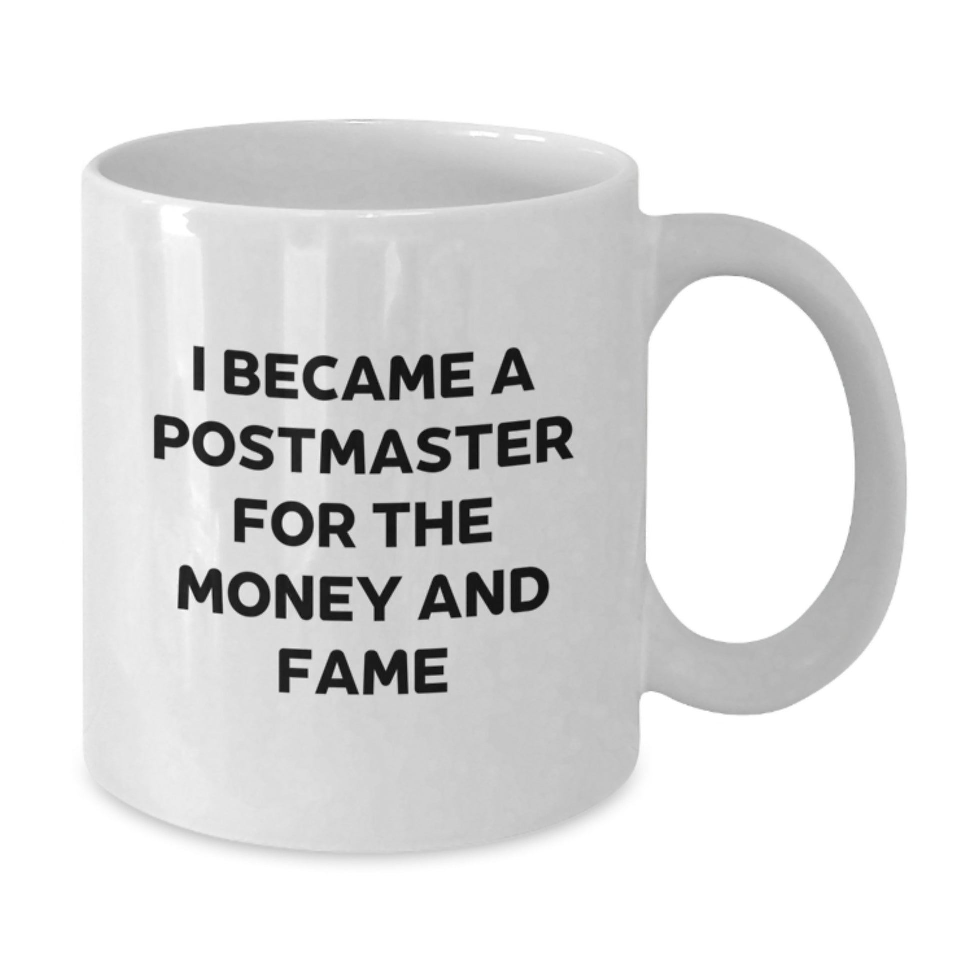 Funny Postmaster Gifts from Men for Postmaster on Father's Day Unique White Coffee Mugs - Additional