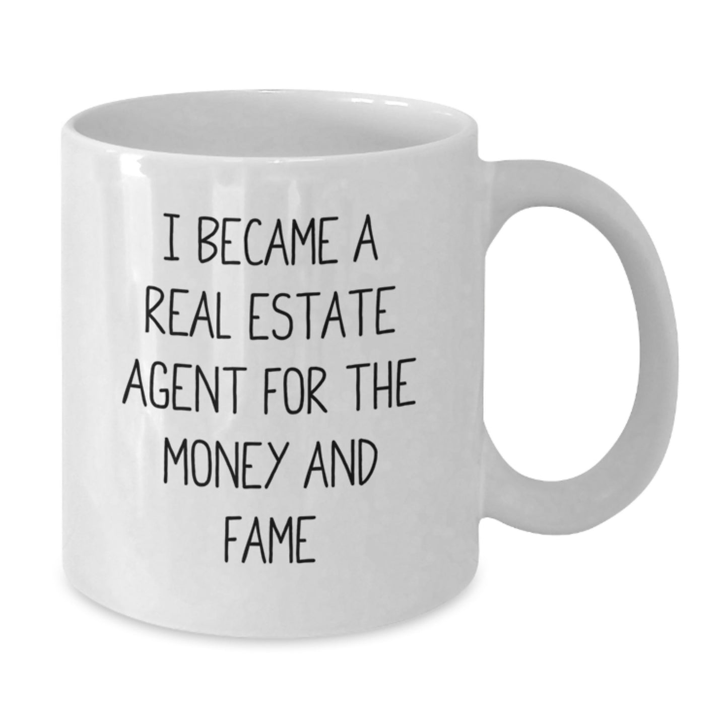 Real Estate Agent Funny Quote White Coffee Mug, Unique Gifts for Real Estate Agent, Men, and Friends on Father's Day, Gifts from Mom, Dad, or Family - Additional