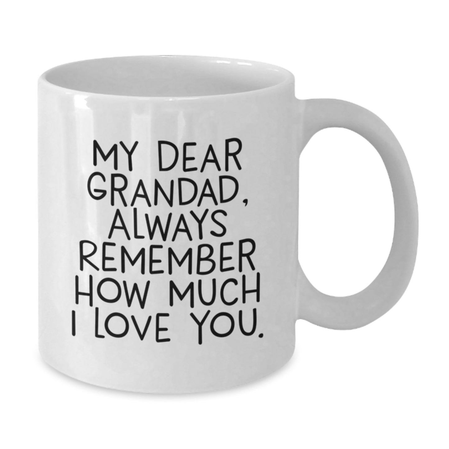 Grandad Gifts - Funny Quote White Coffee Mug, Gifts from Men to Grandad, Valentine's Unique Gifts for Dad - Additional