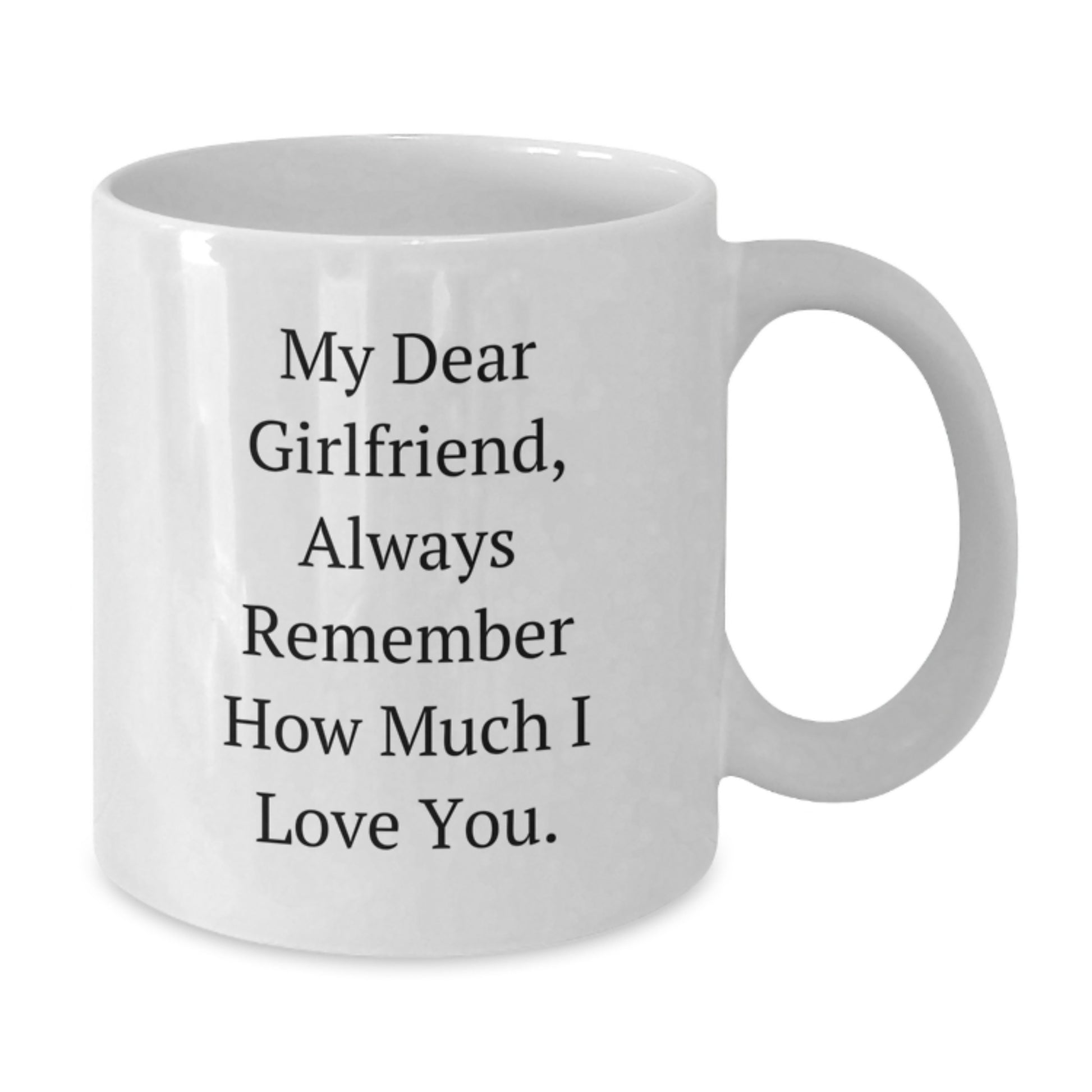 Funny Sweethearts Gifts from Men, White Coffee Mug for Sweetheart, Always Remember How Much I Love You. - Additional