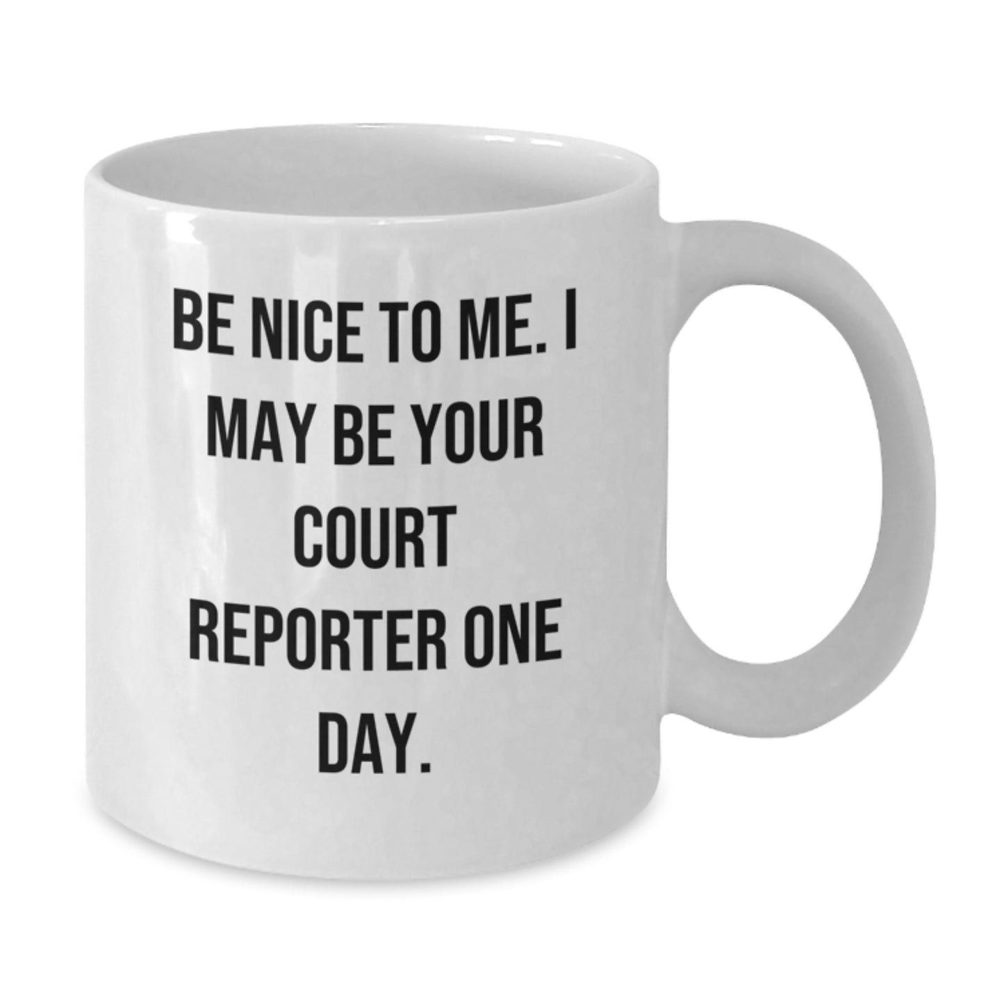 Funny Court Reporter Gifts Court Reporter Quotes White Coffee Mug for Dad Father's Day Unique Gifts from Family to Court Reporter Men - Additional