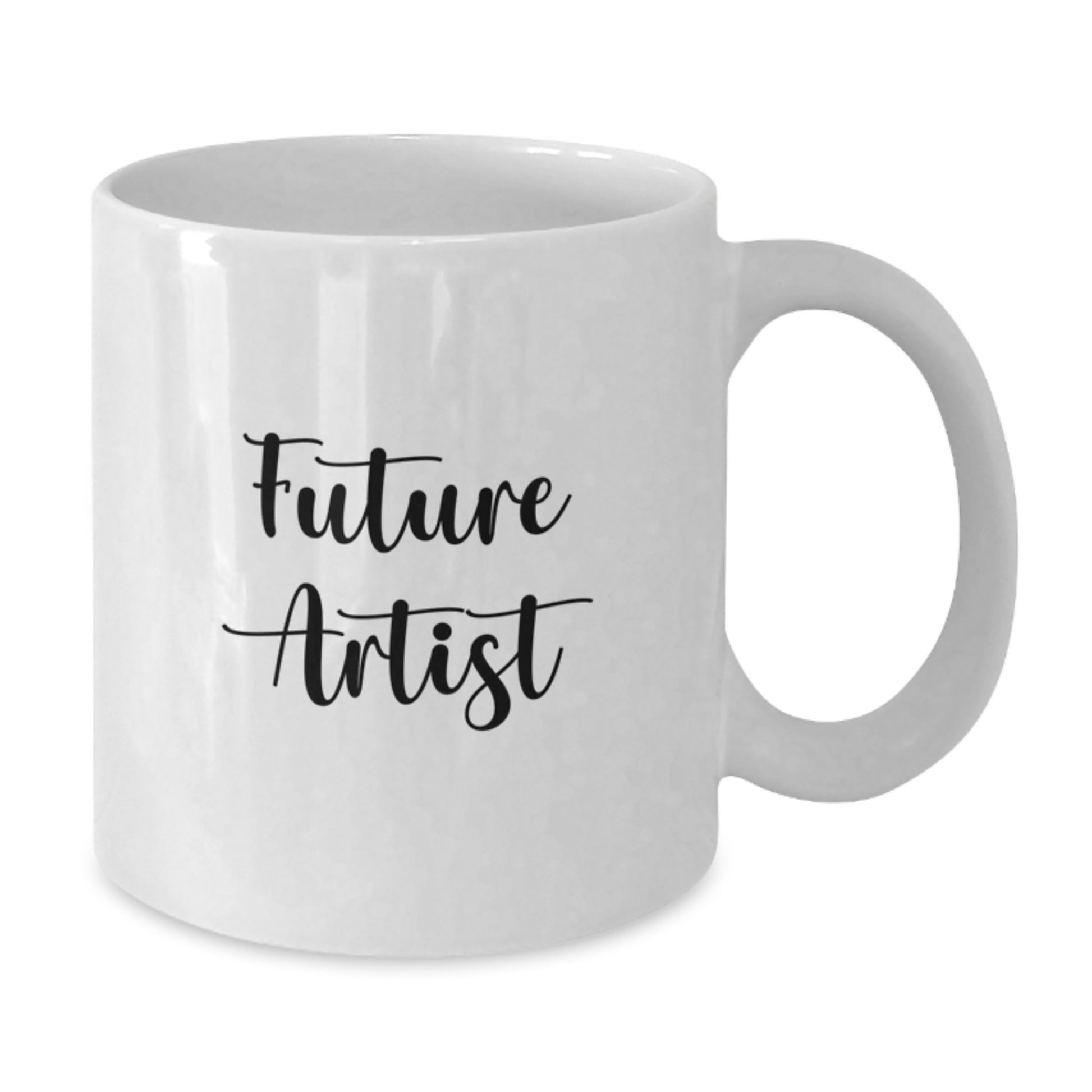 Funny Future Artist Gifts from Friends, White Coffee Mug for Artist, Inspirational Quotes - Additional