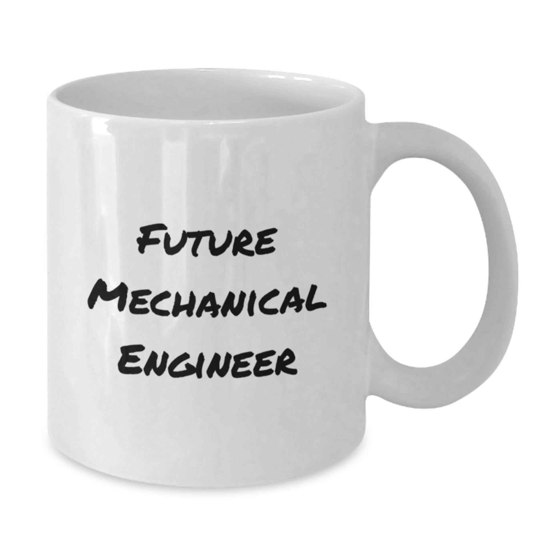 Funny Future Mechanical Engineer, Graduation Unique Gifts, White Coffee Mug with Inspirational Quote for Mechanical Engineers by Friends, Coworkers, or Family - Additional