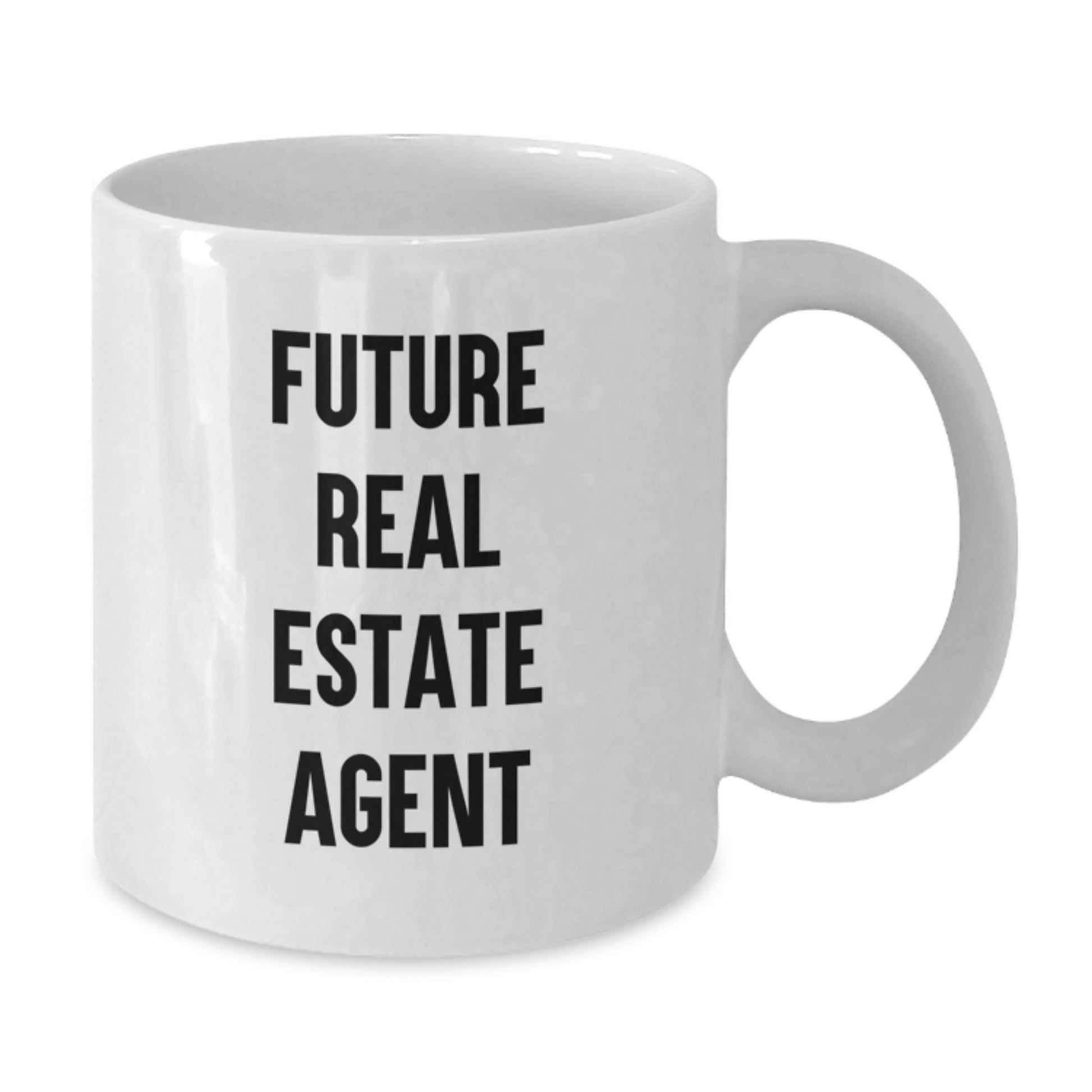 Funny Quotes for Future Real Estate Agents, White Coffee Mugs for Real Estate Agent Gifts from Family, Friends, Coworkers - Valentine's Unique Gifts - Additional