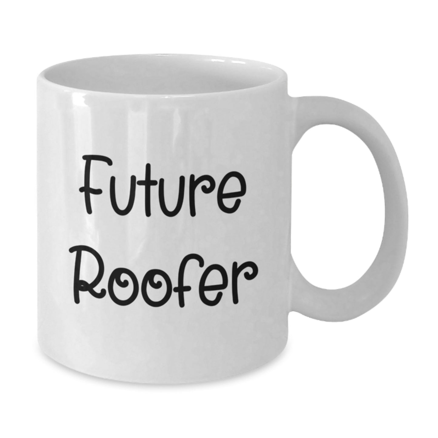 Funny Roofer Gifts for Men, Funny White Coffee Mug with Future Roofer Quote, Unique Graduation Gifts from Family - Additional