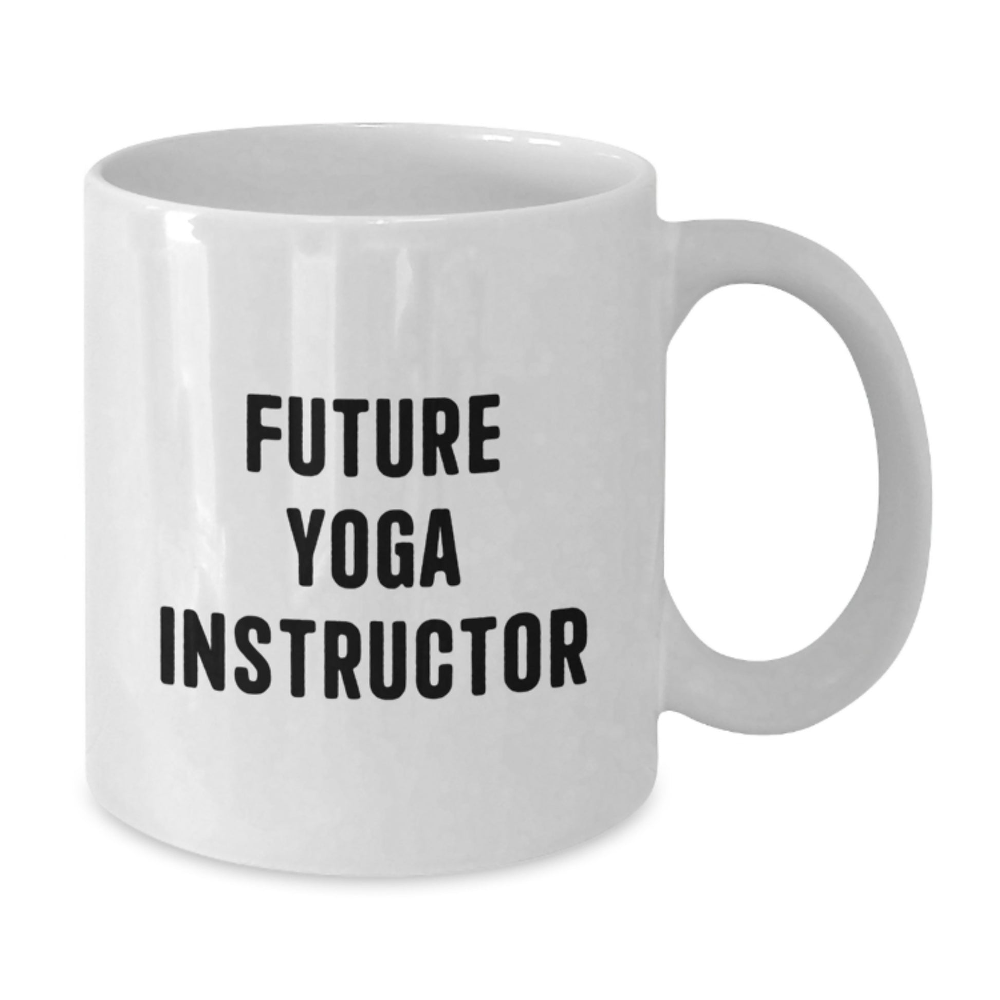 Yoga Instructor Keepsake White Coffee Mug for Him Birthday Gift - Additional