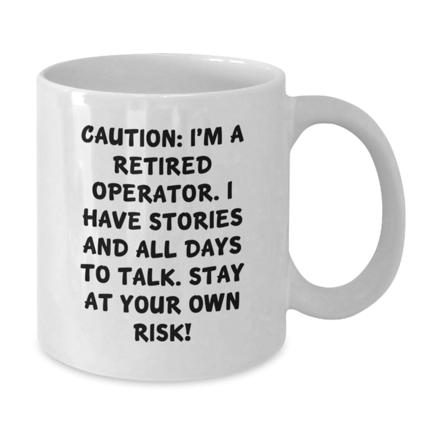 Funny Operator Mug Gifts from Men to Their Favorite Operator Friends on Valentine's - Operator Humor White Coffee Mug - Additional