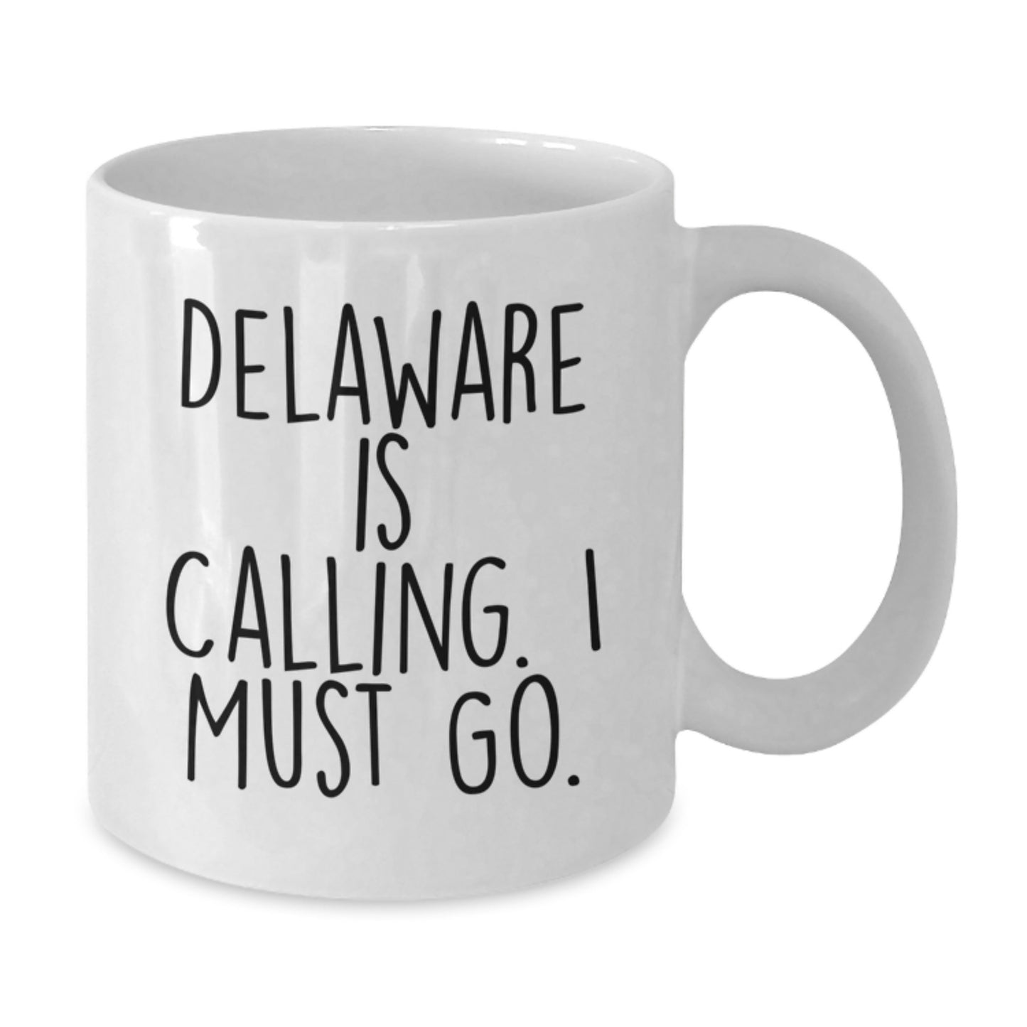 Funny White Coffee Mugs for Delaware Lovers Gifts from Family and Friends, 'Delaware Is Calling, I Must Go.' White Coffee Mug for Men and Women Graduation Unique Gifts - Additional