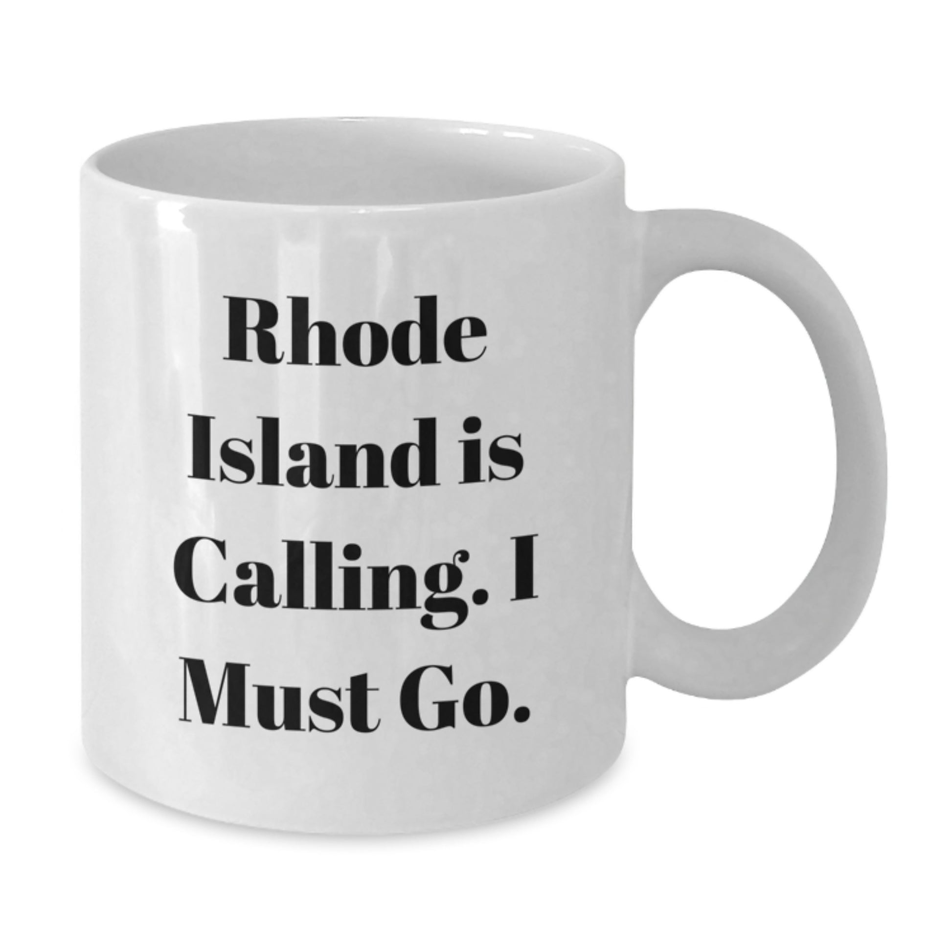 Rhode Island White Coffee Mugs Funny Quote Gifts for Men Women Friends Family - Additional