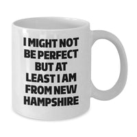 Load image into Gallery viewer, New Hampshire White Coffee Mugs Funny Quote Gifts from Family for Friends, Perfect New Hampshire Christmas Unique Gifts for Women Men, White Coffee Mug with Large 11oz 15oz Capacity - Additional
