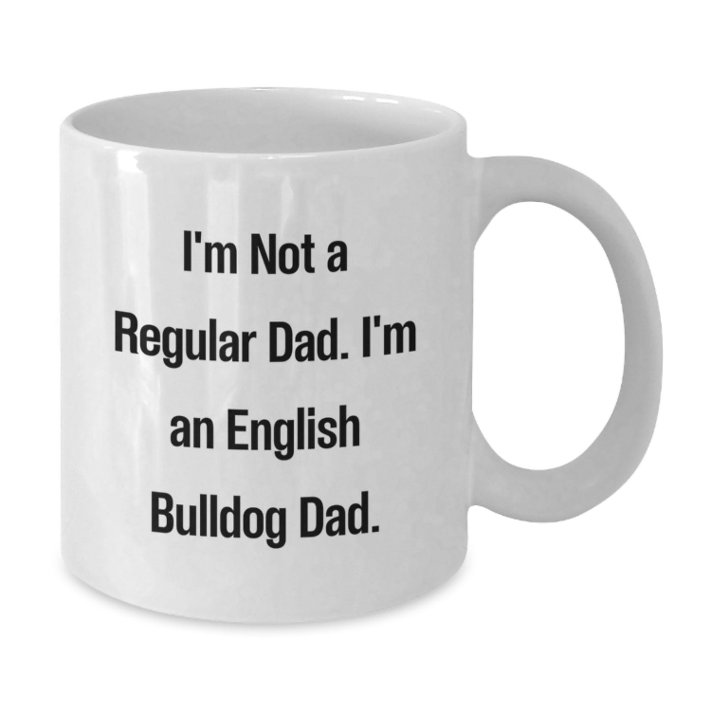 English Bulldog Keepsake Mug for Him Birthday Gift Ceramic 11oz - Additional
