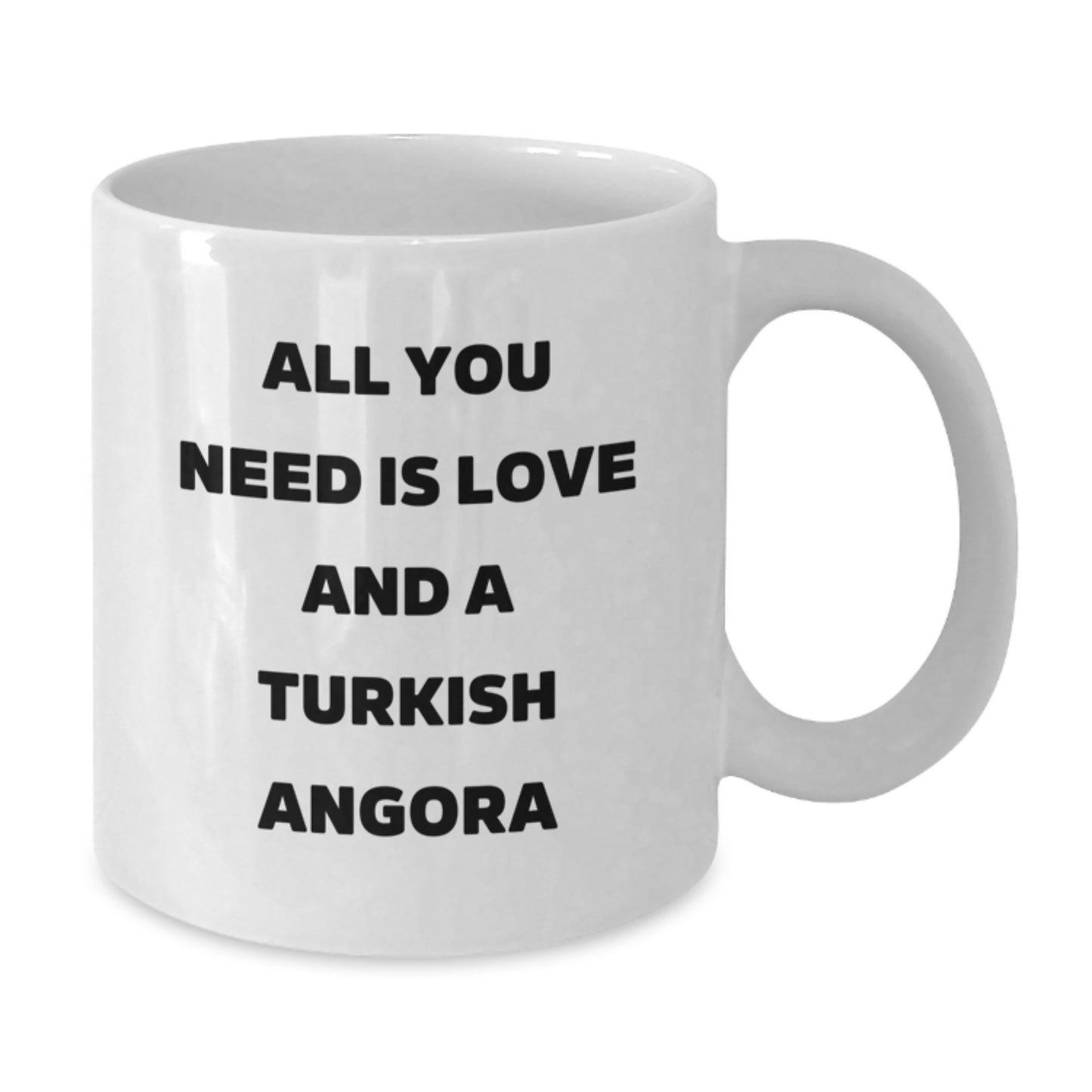 Turkish Angora Cat Keepsake Mug for Him Ceramic 11oz Birthday Gift - Additional