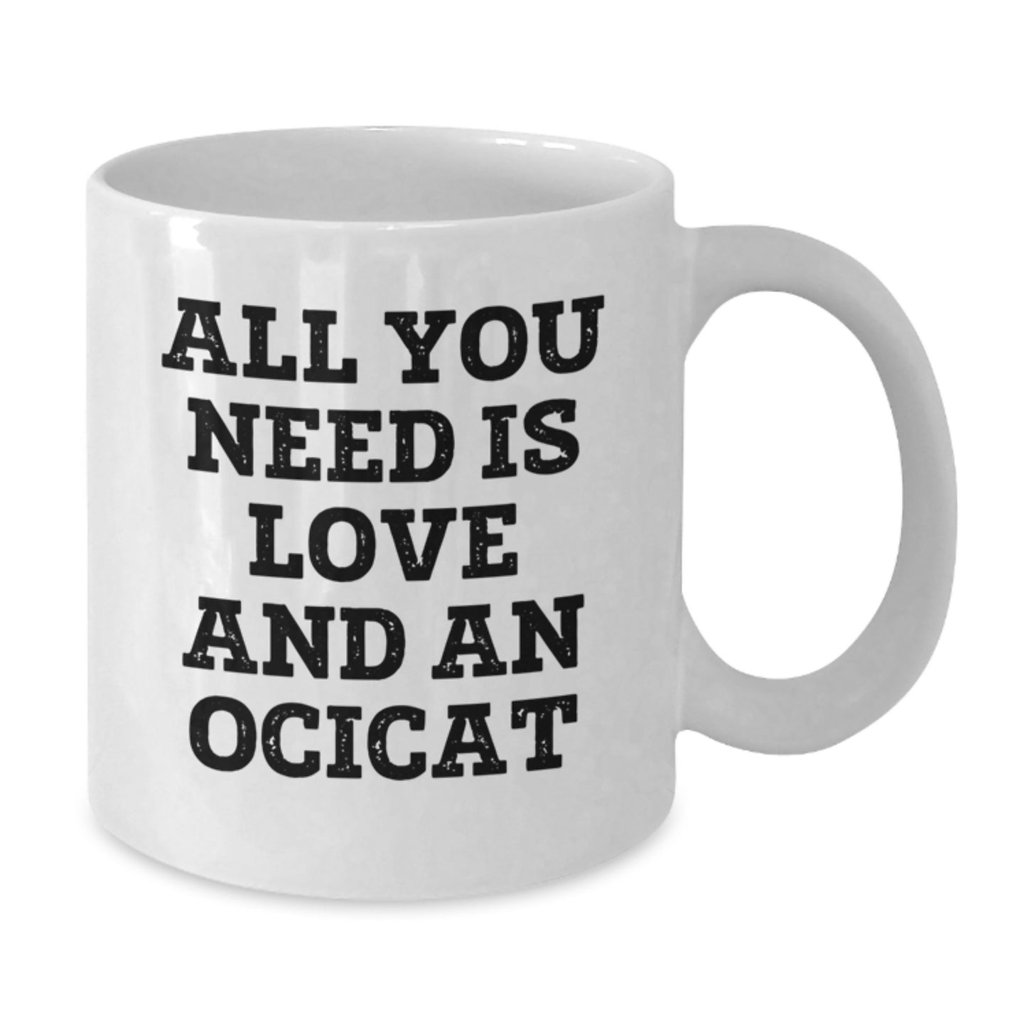 Funny Ocicat White Coffee Mug Gifts from Family for Graduation Unique Gifts - Additional