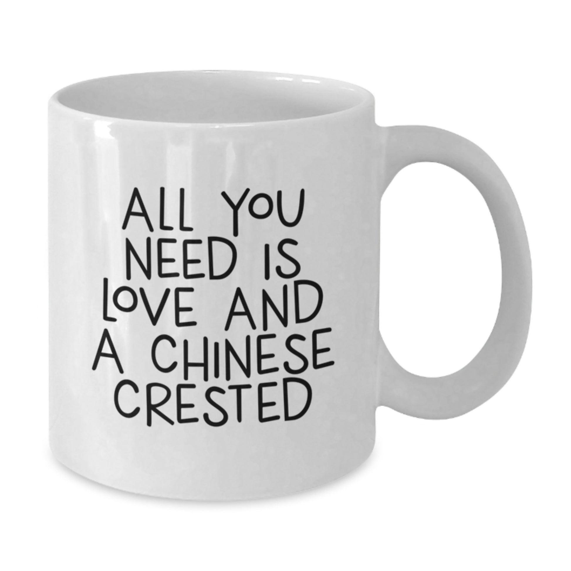 A Funny White Coffee Mug for Chinese Crested Dog Lovers Graduation Unique Gifts from Friends - Additional