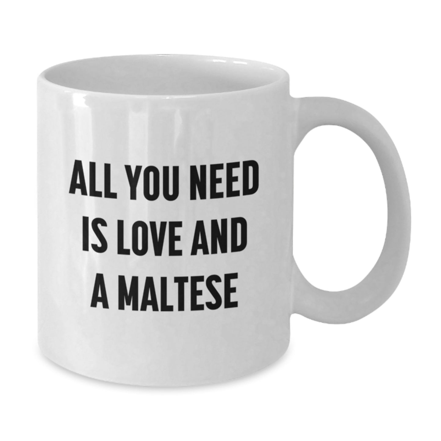 Maltese Dog Lover Gifts from Friends and Family for Graduation Unique Gifts - White Coffee Mug with Funny Quote - Additional