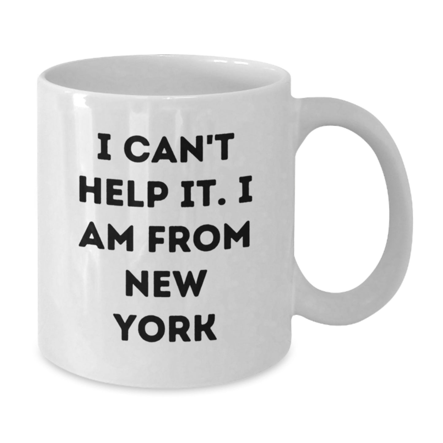 Funny New York Inspired White Coffee Mug Gifts from Friends for New York Graduation Unique Gifts - Additional