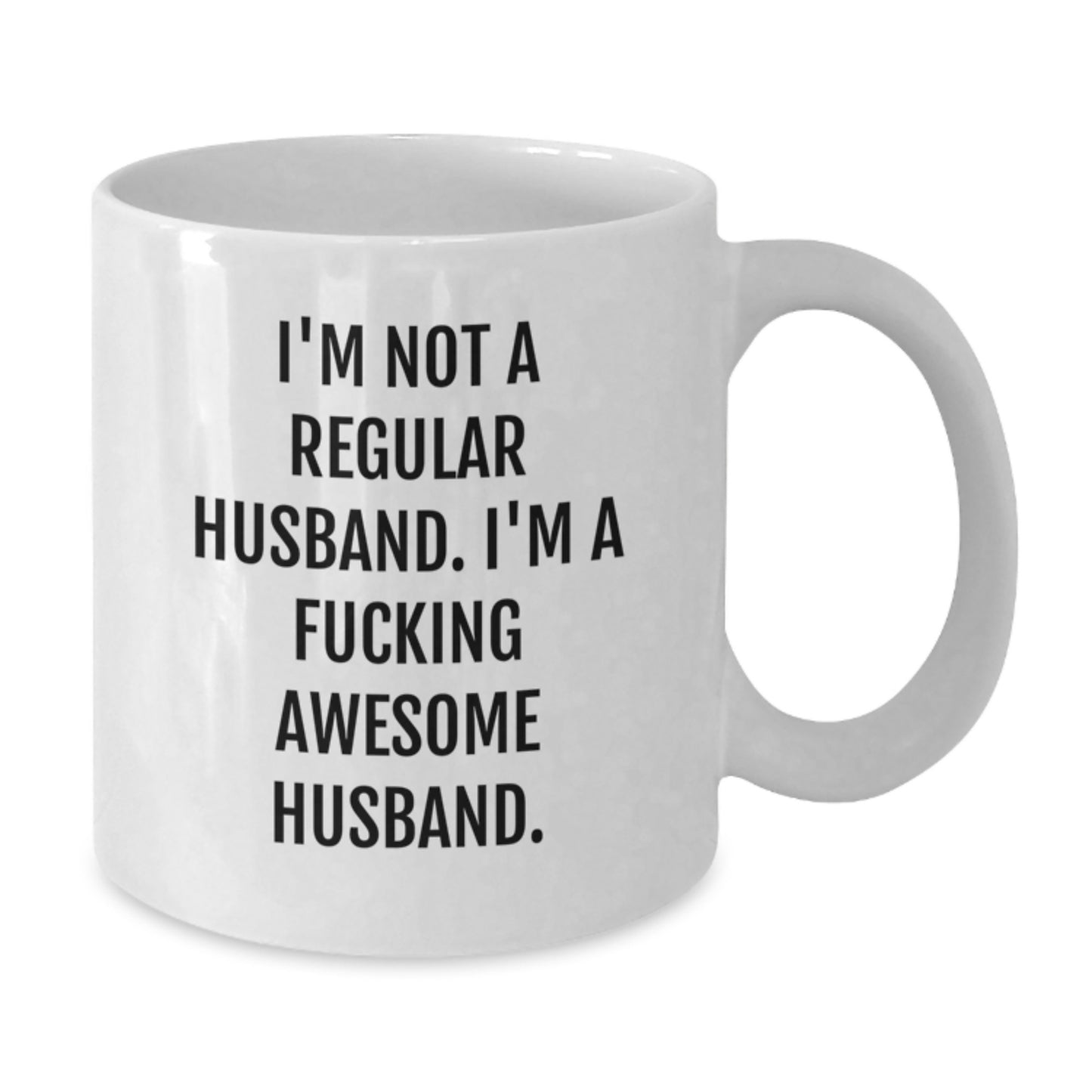 Funny Husband Gifts, White Coffee Mugs, I'm Not A Regular Husband, Unique Graduation Unique Gifts for Husband, Gifts from Family - Additional
