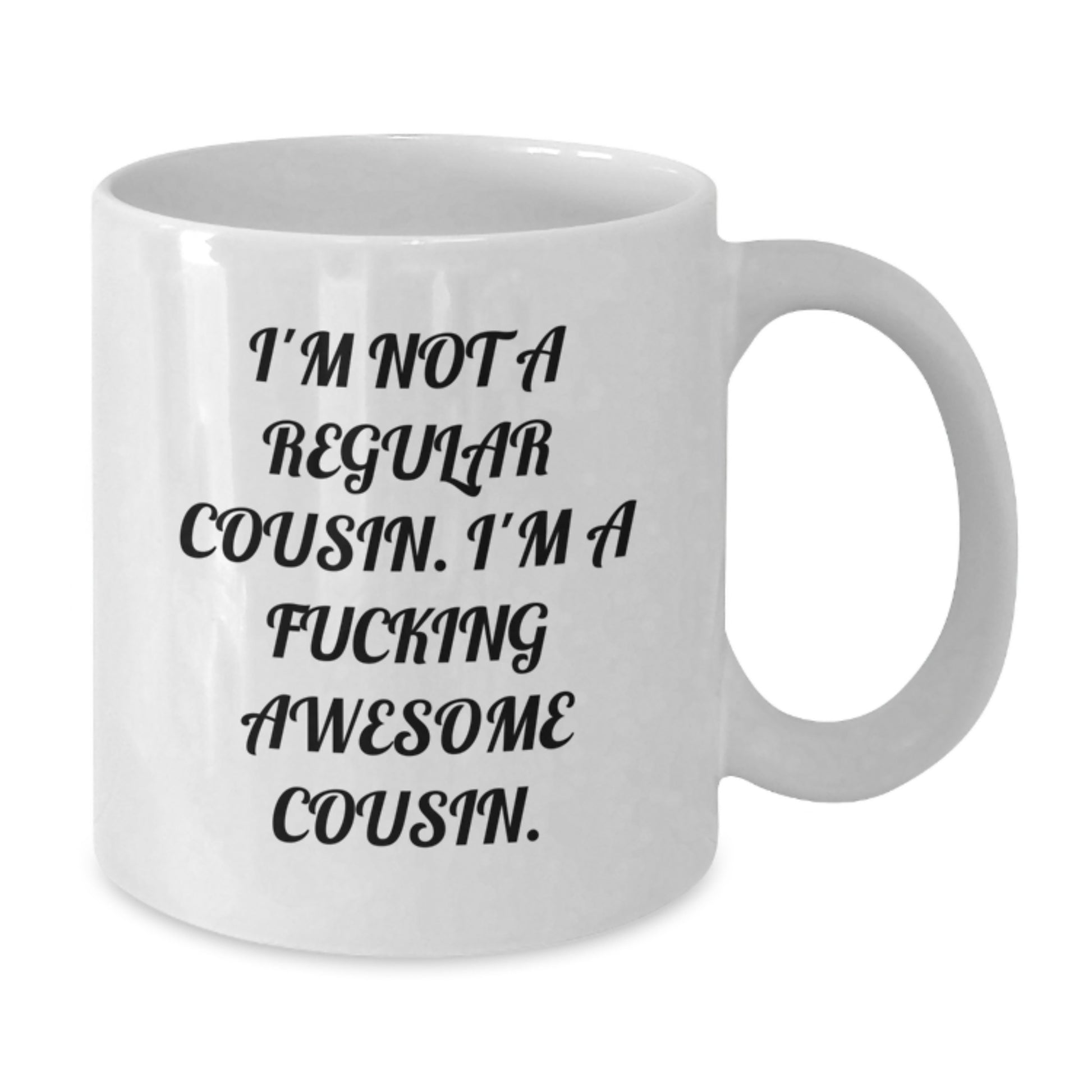 Funny Cousin Gifts from Family for Awesome Cousin Graduation Unique White Coffee Mugs - Additional