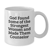Load image into Gallery viewer, Funny Counselor Gifts from Men for Counselor on Valentine's White Coffee Mug - Additional
