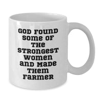 Load image into Gallery viewer, Funny Farmer Gifts from Men to Women, White Coffee Mug, Valentine's Unique Gifts for Female Farmers - Additional
