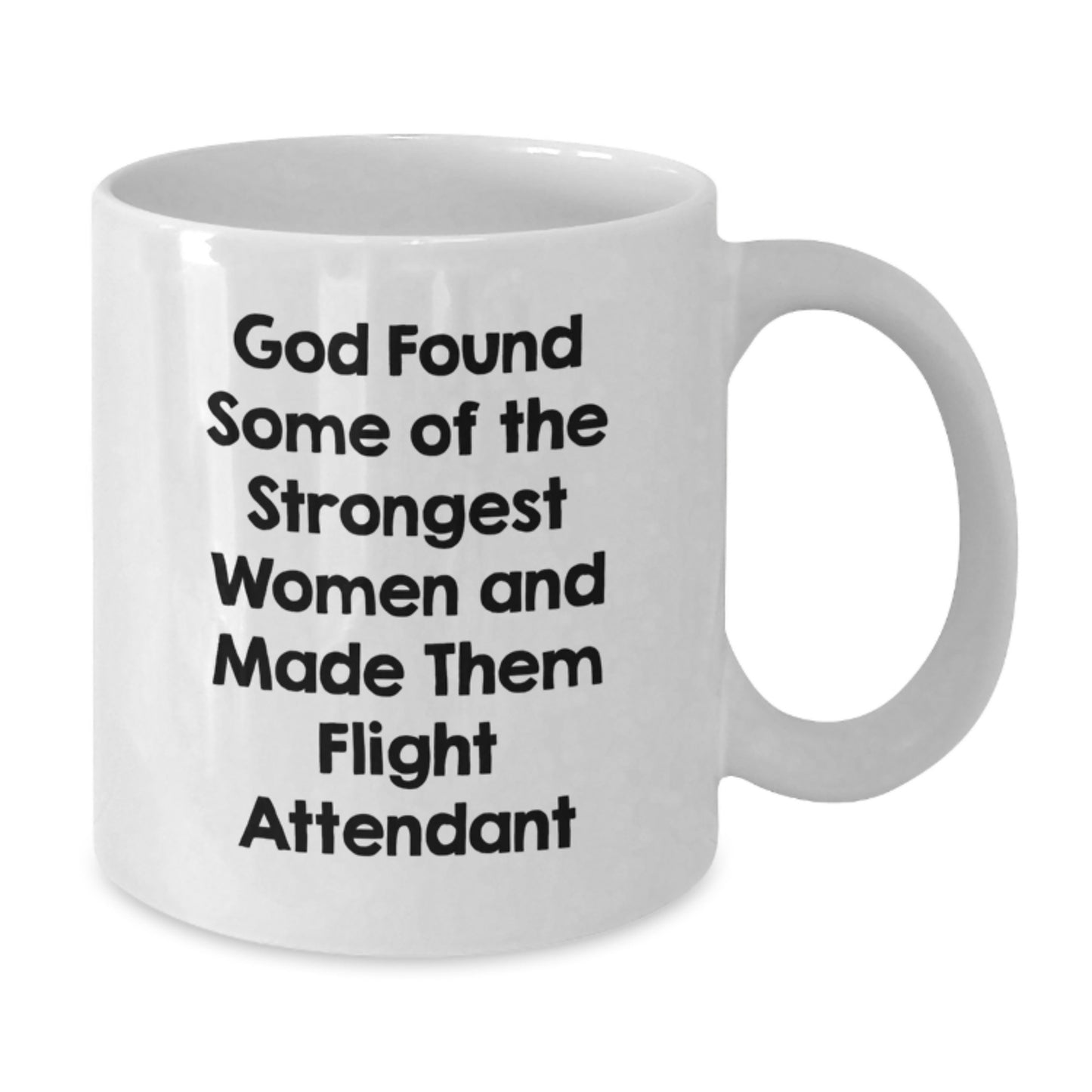 Funny Flight Attendant Gifts from Women to Flight Attendant Friends - Valentine's Unique Gifts for Her - White Ceramic Coffee Mug with 11oz or 15oz Capacity - Additional