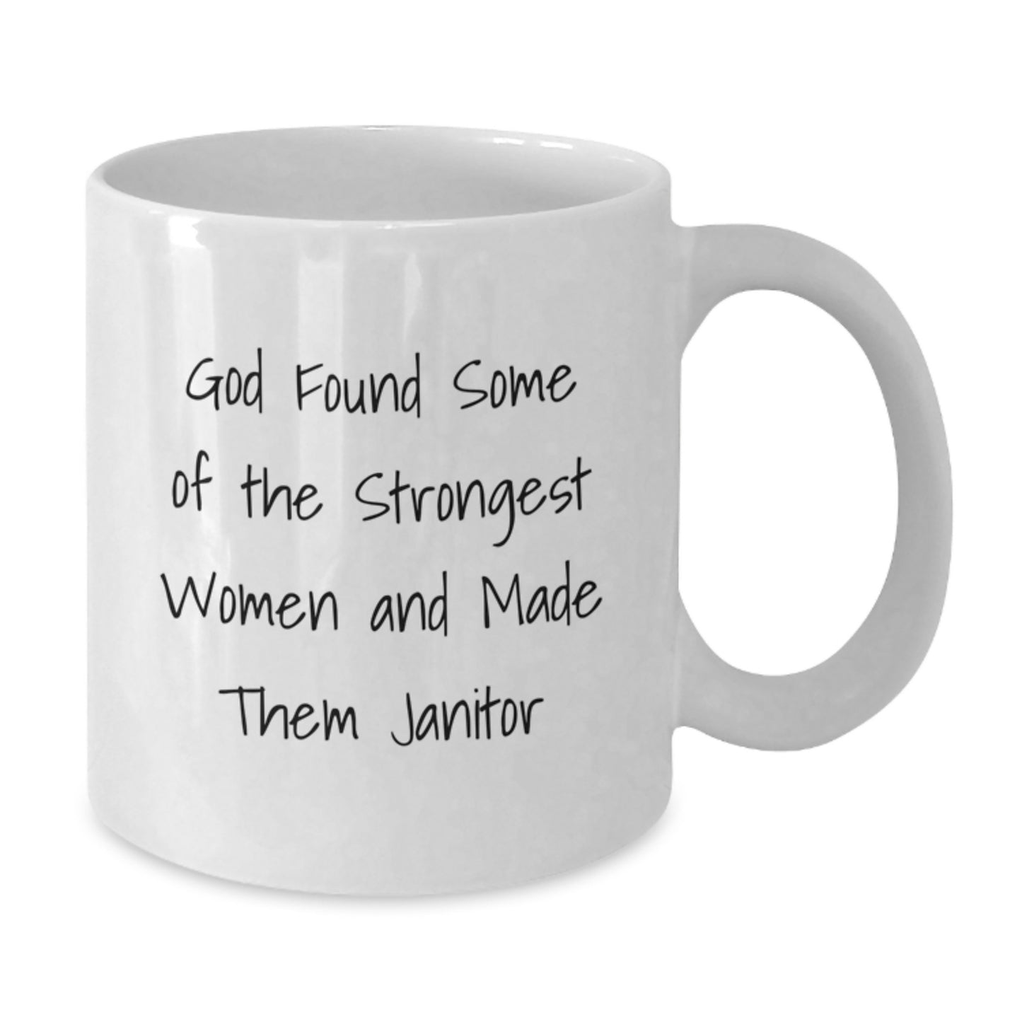 Funny Janitor Quotes White Coffee Mug Gifts from Friends, Family, or Coworkers for Janitor Women or Men Graduation Unique Gifts - Additional