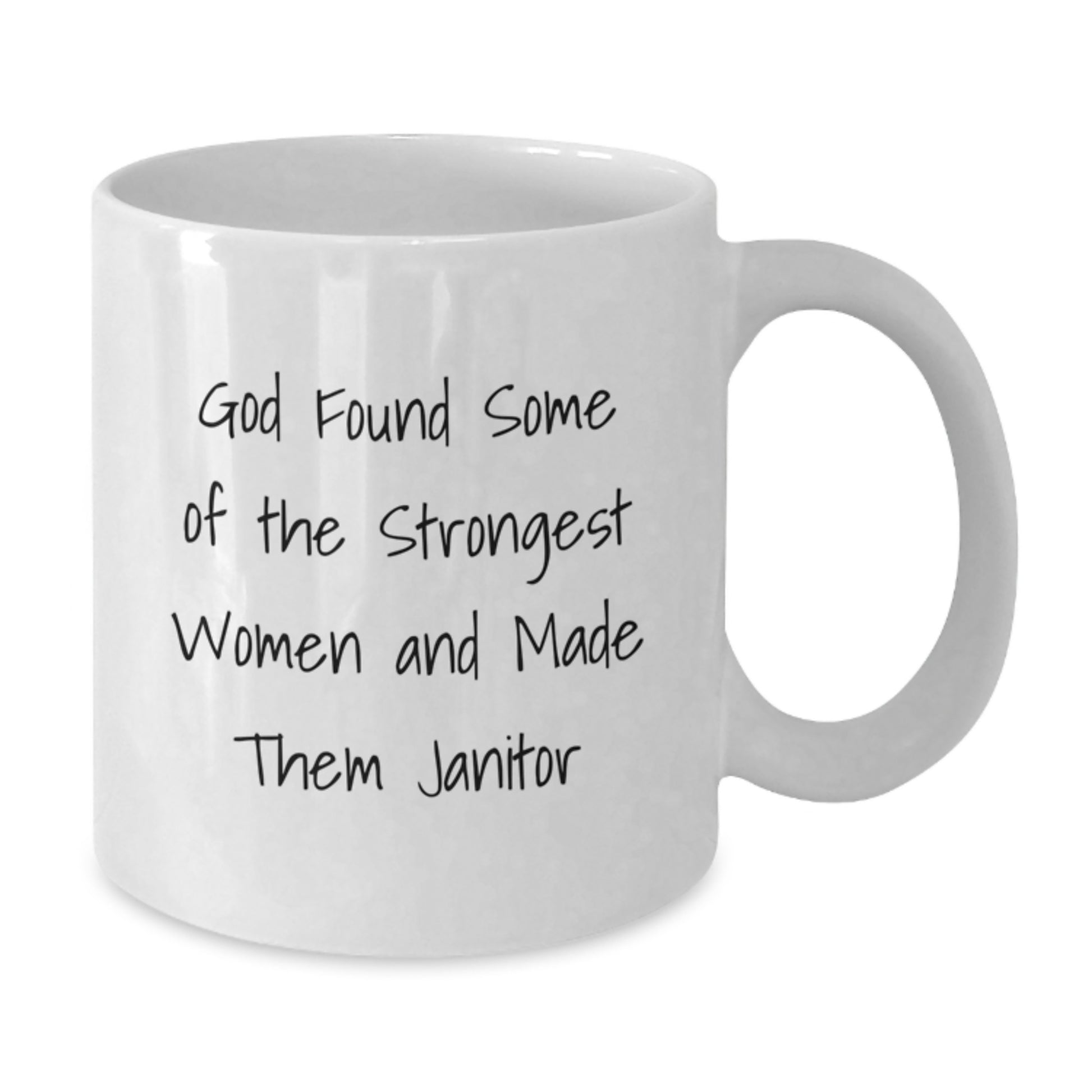 Funny Janitor Quotes White Coffee Mug Gifts from Friends, Family, or Coworkers for Janitor Women or Men Graduation Unique Gifts - Additional
