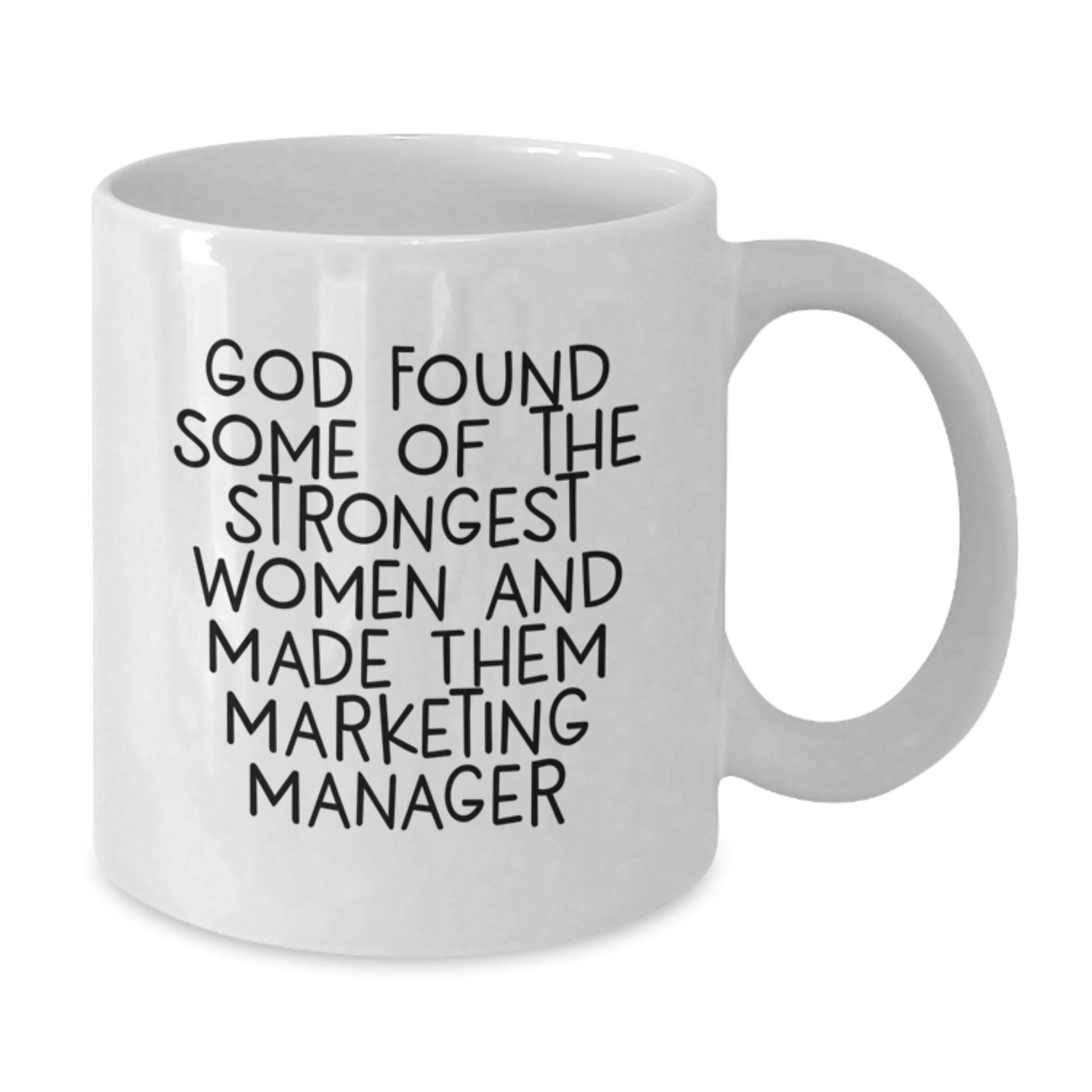 Funny Marketing Manager Gifts for Him or Her, White Coffee Mug with Inspirational Quote for Graduation, Unique Gift from Family, Friends, or Coworkers - Additional