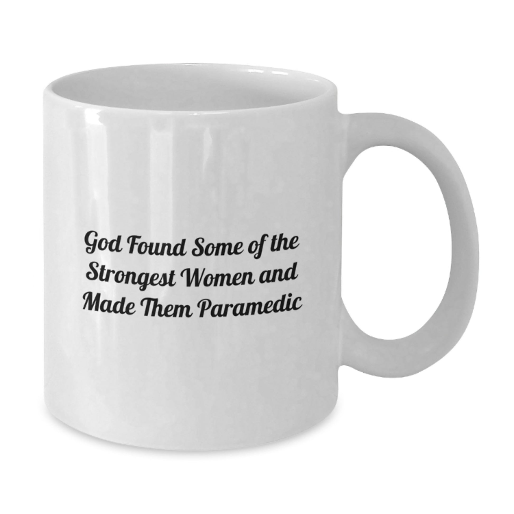 Funny Rescue Worker Gifts from Friends, Inspirational White Coffee Mug for Rescue Worker Women, God Made Them Strongest Quote - Additional