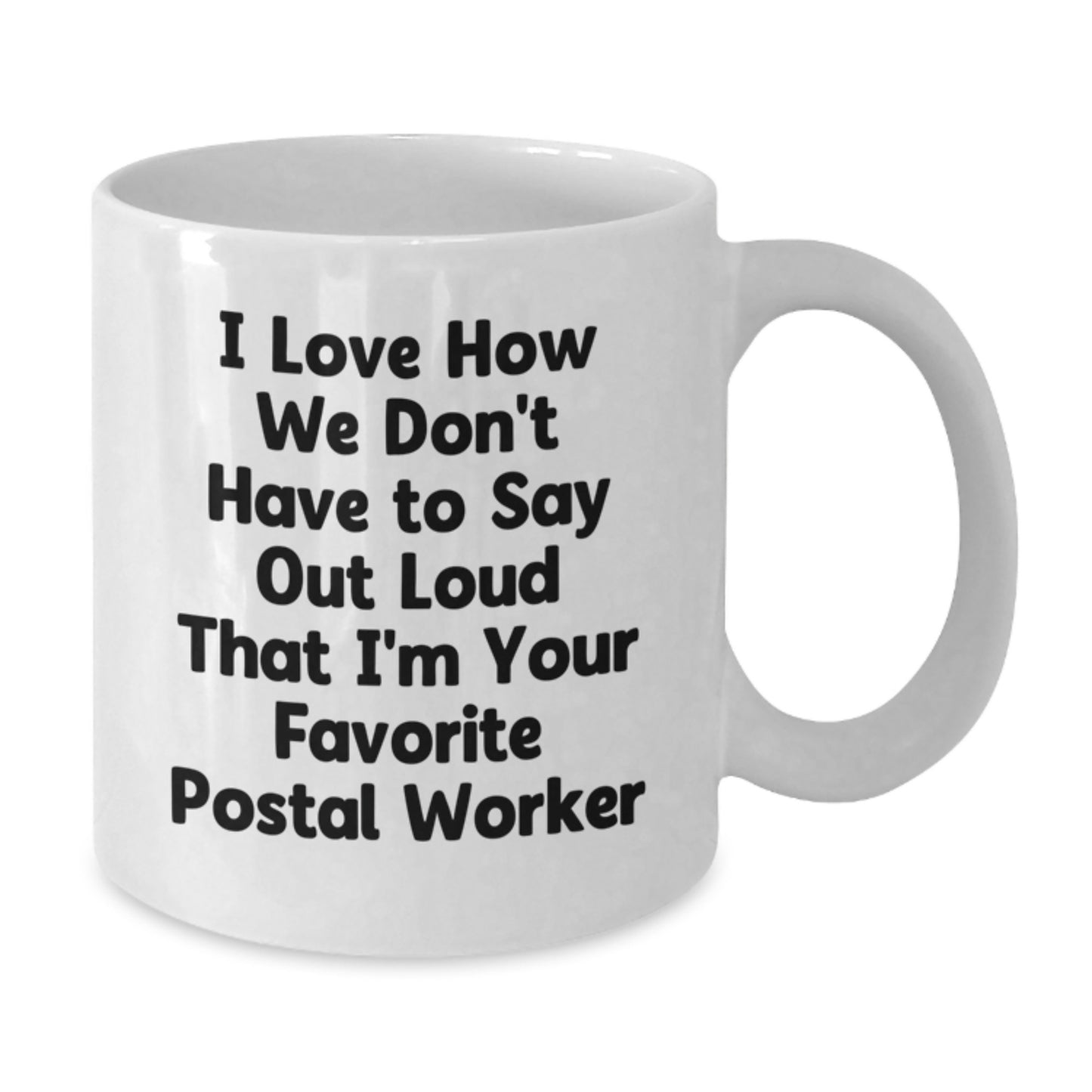 Funny Gifts from Friends to Favorite Postal Worker, White Coffee Mug for Postal Worker Men, Graduation Unique Gifts - Additional