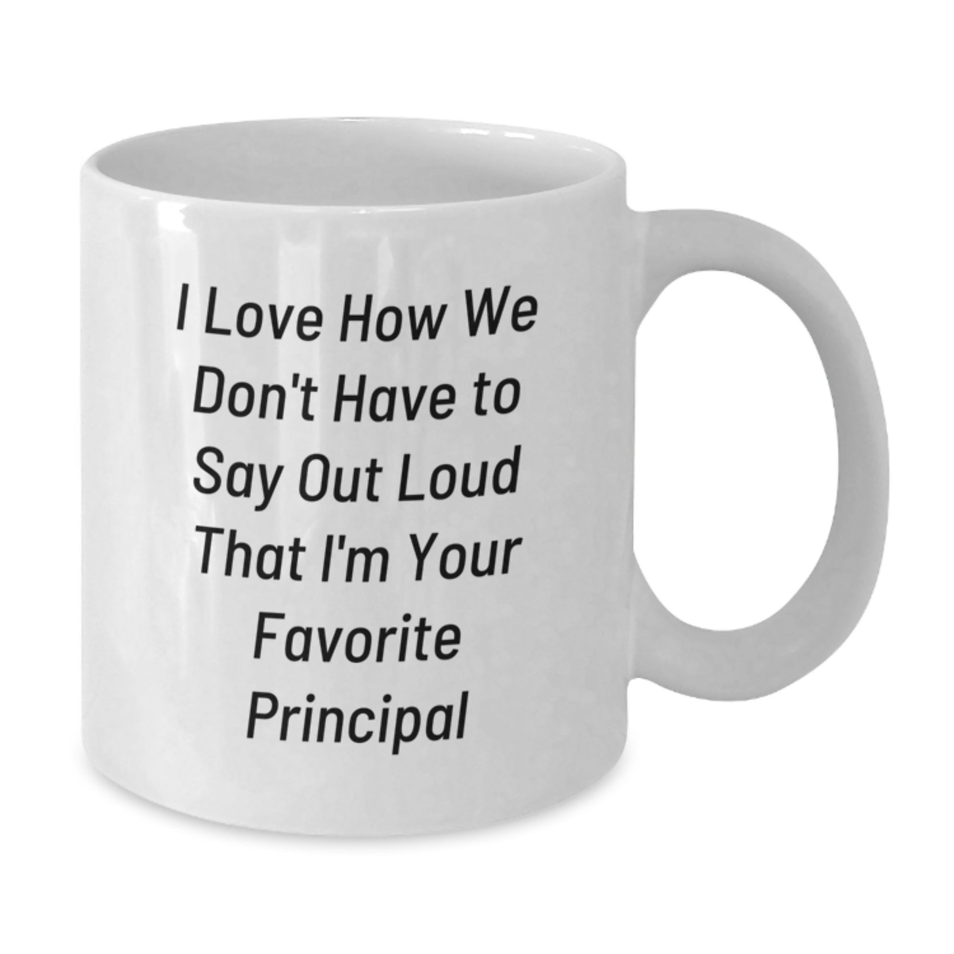 Principal Keepsake Mug for Him Graduation Gift White Ceramic 11oz - Additional