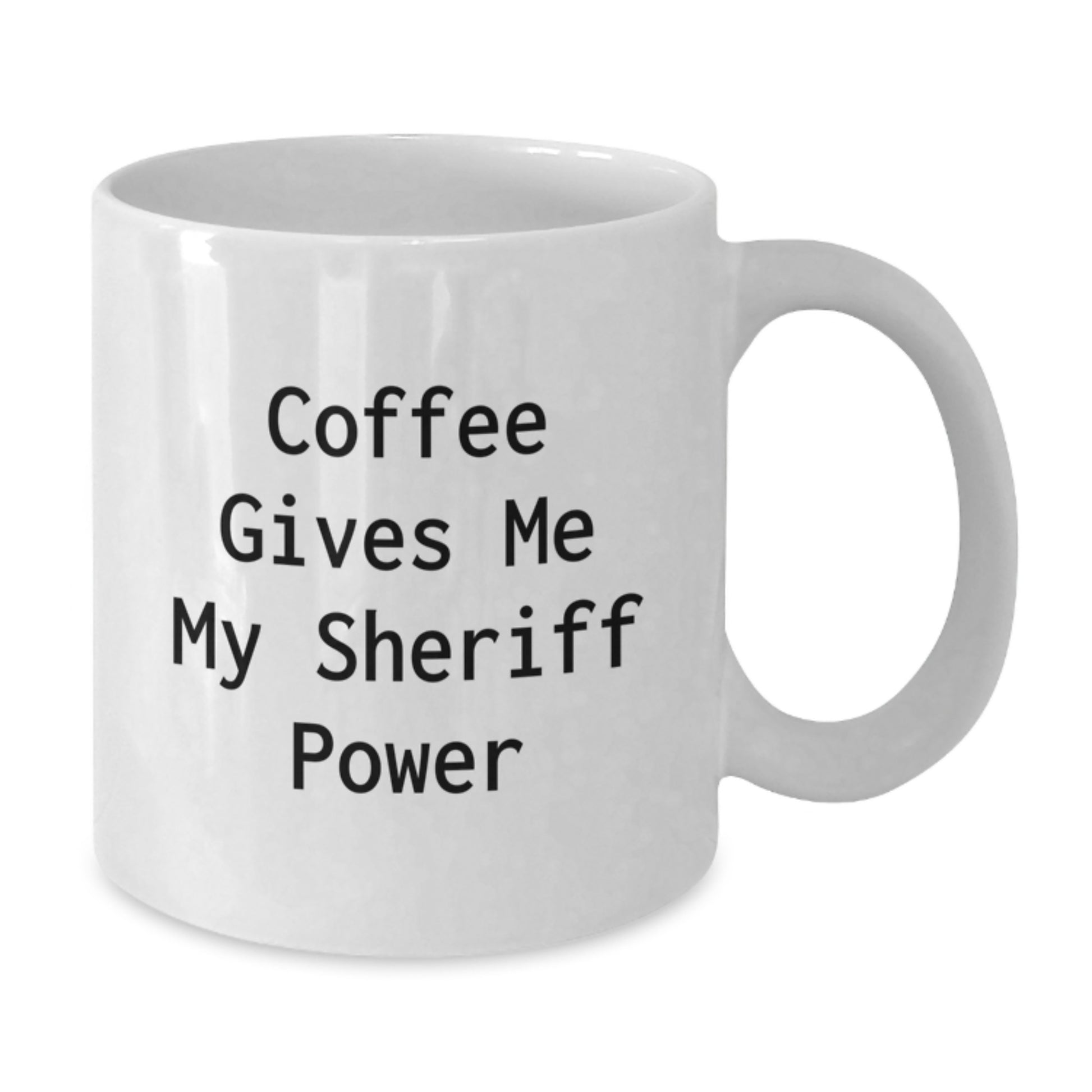 Funny Sheriff Coffee Mug Gifts from Men for Graduation Unique - Additional