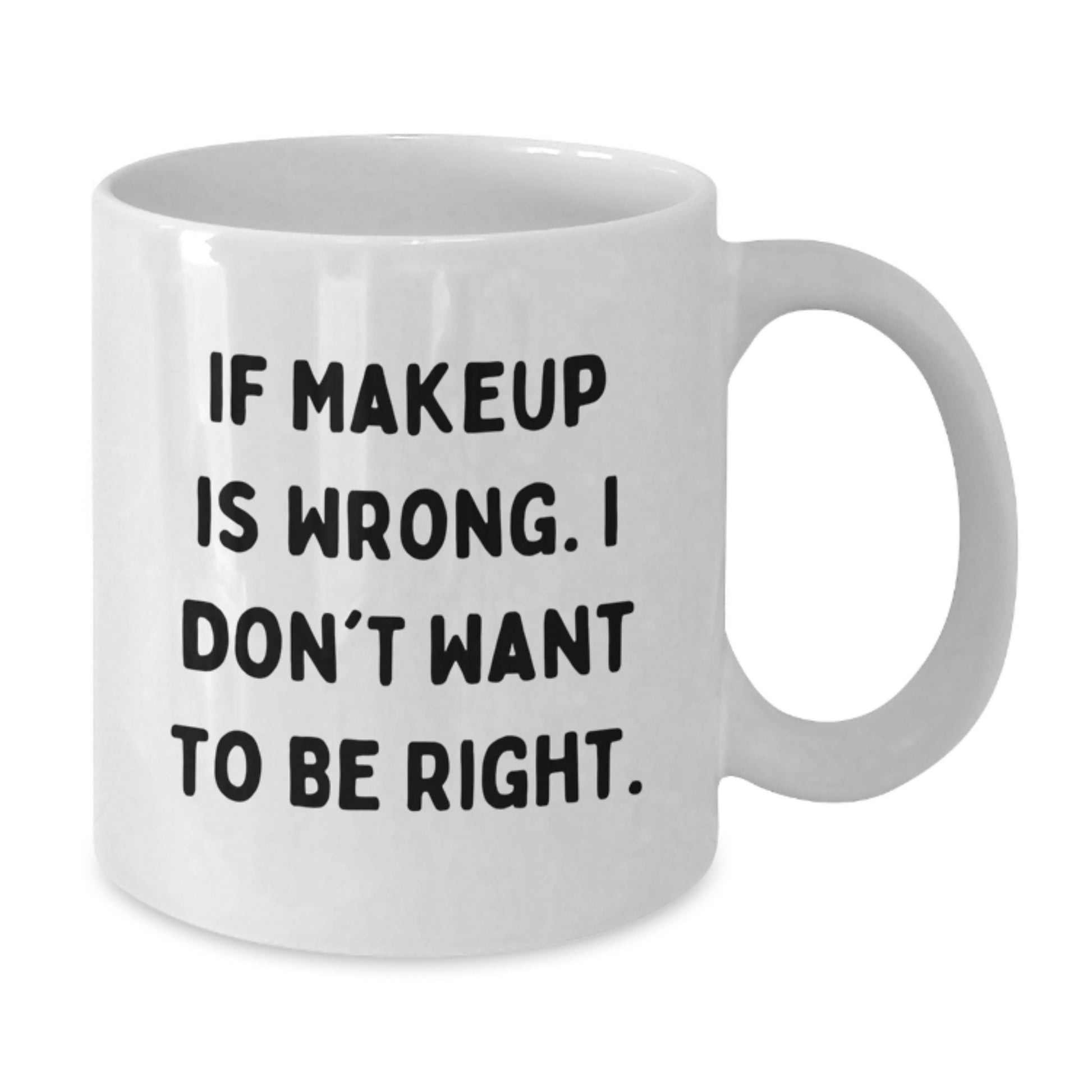 Funny Makeup Lover Gifts from Friends for Graduation Unique White Coffee Mugs - Additional
