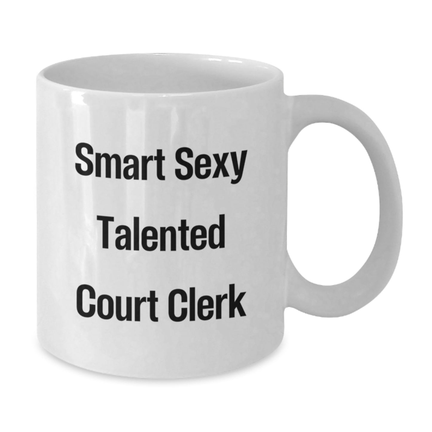 Funny Court Clerk White Coffee Mug Gifts from Friends for Graduation Unique Gift - Additional