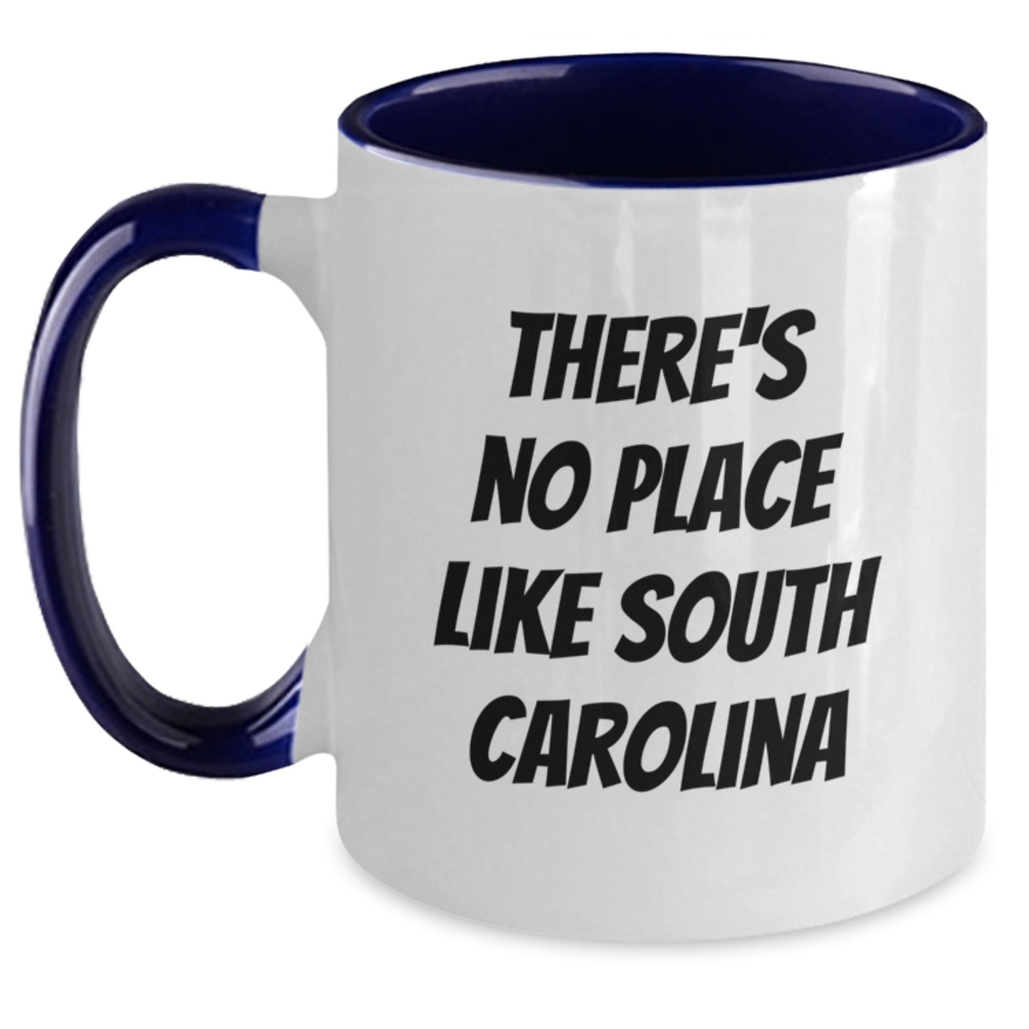 Funny South Carolina Two Tone Coffee Mug Gifts from Friends, Family to Men, Women Graduates - Main