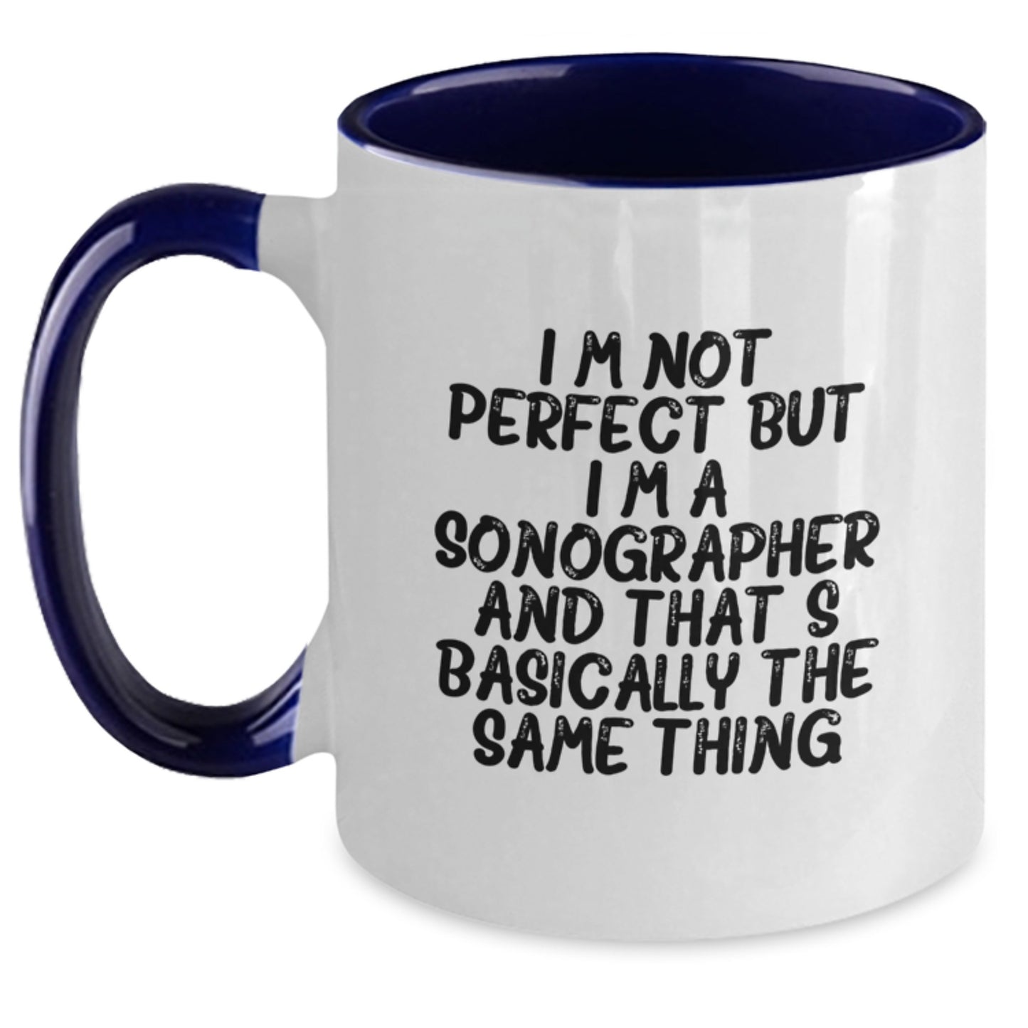 Sonographer Keepsake Mug for Him Birthday Gift - Black & White - Main