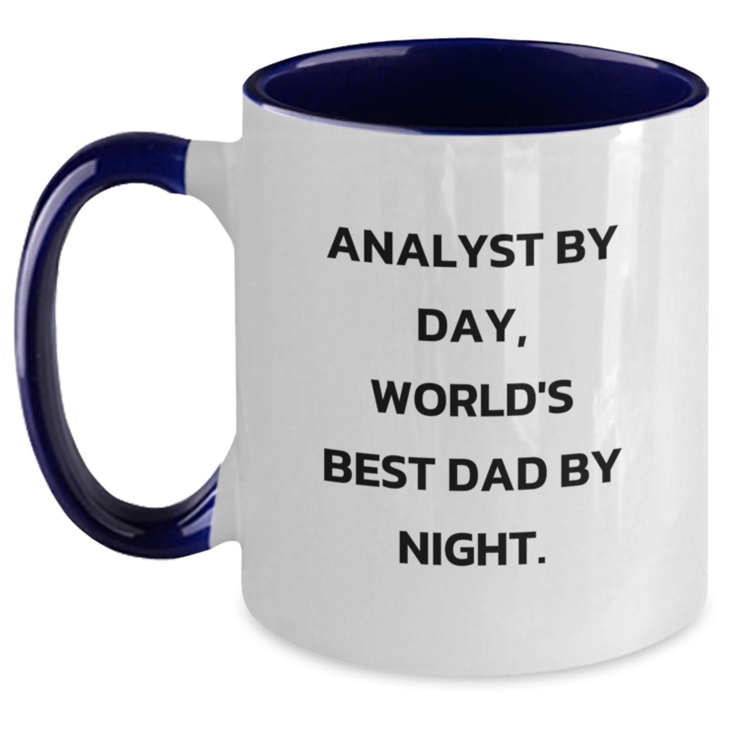 Analyst Keepsake Mug for Him Birthday Gift – 11oz Ceramic Black & White - Main