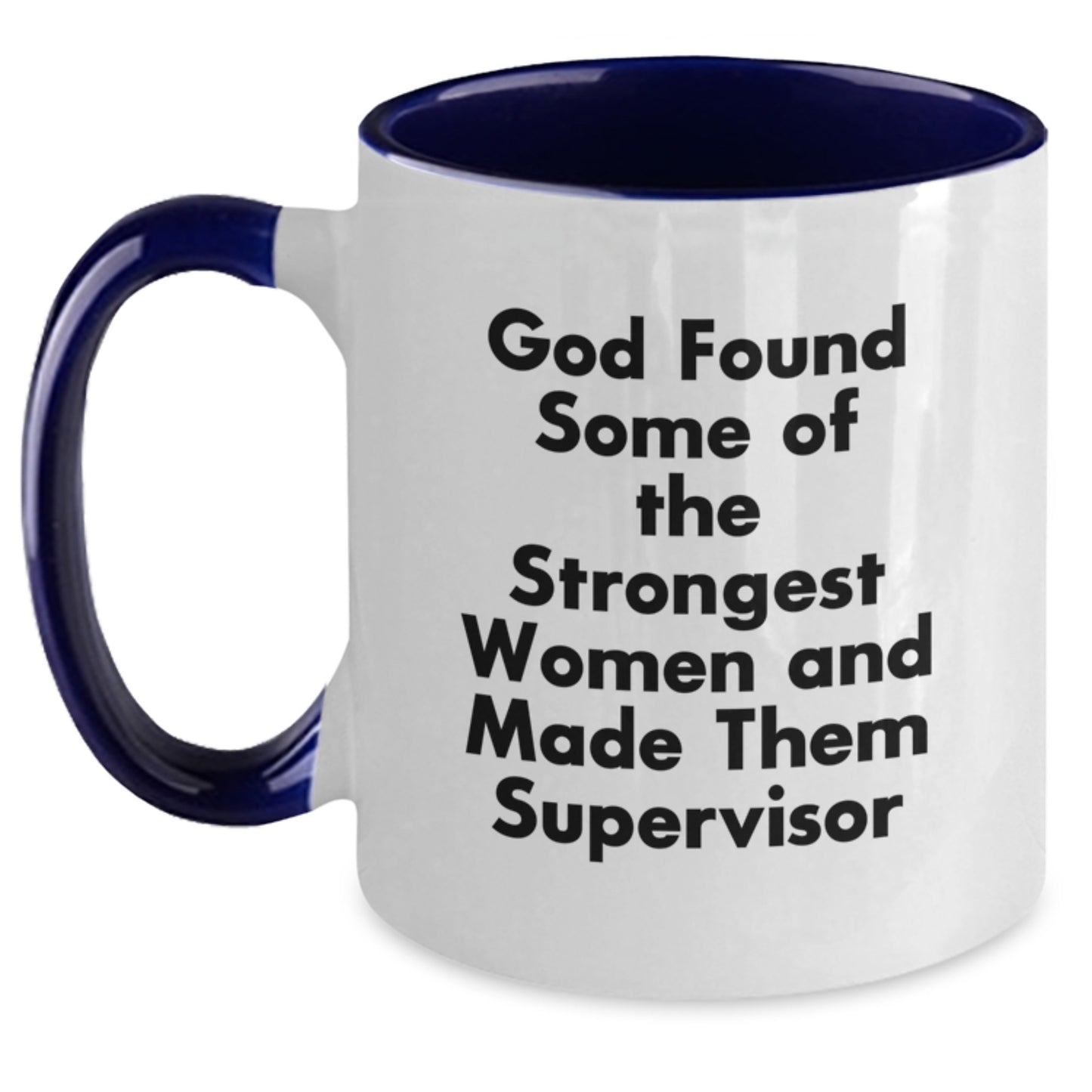 Funny Supervisor Gifts for Women - Two Tone Coffee Mugs from Friends, Cute Graduation Unique Gifts for Supervisor - Main