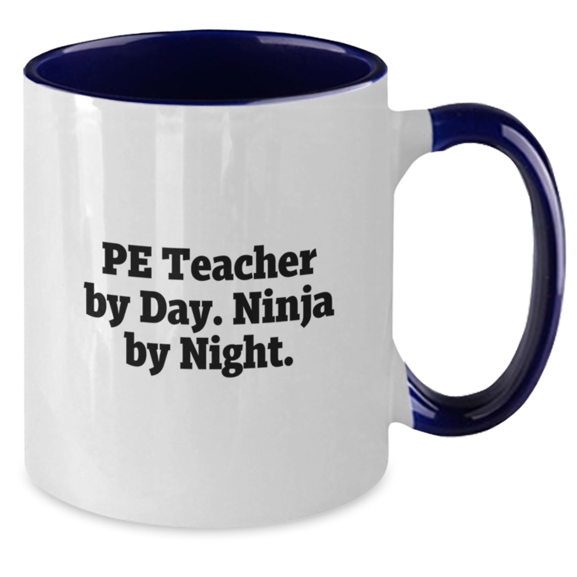 PE Teacher Keepsake Mug for Him – Birthday Gift Black & White - Additional