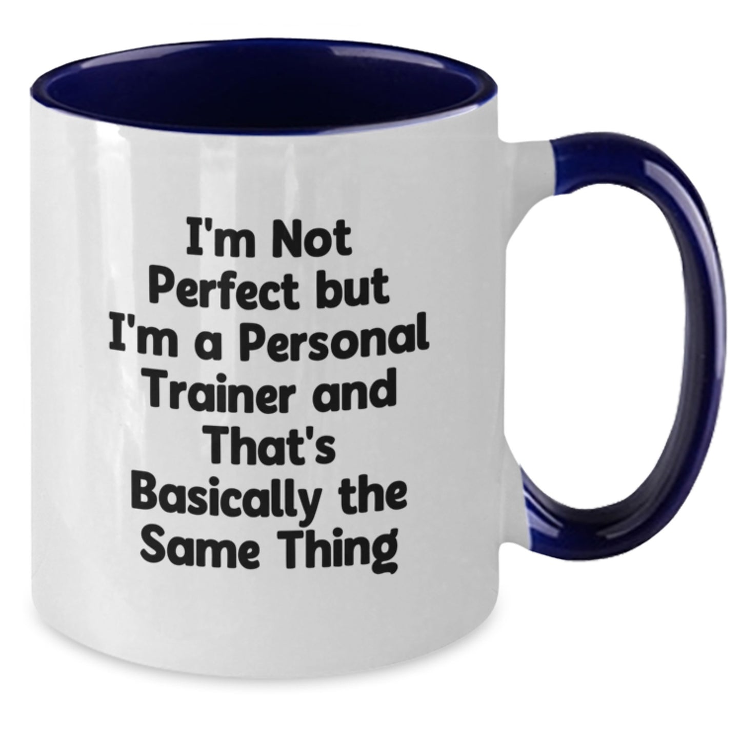 Birthday Gift Present Personal Trainer Mug for Her Black and White - Additional