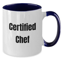 Load image into Gallery viewer, Funny Chef Quotes Two Tone Coffee Mugs Gifts for Chefs from Family and Friends - Additional
