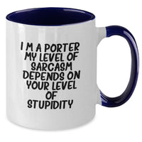 Load image into Gallery viewer, Funny Sarcasm Gifts from Men to Friends and Family for Porter Coffee Lover Christmas Unique Mugs - Additional
