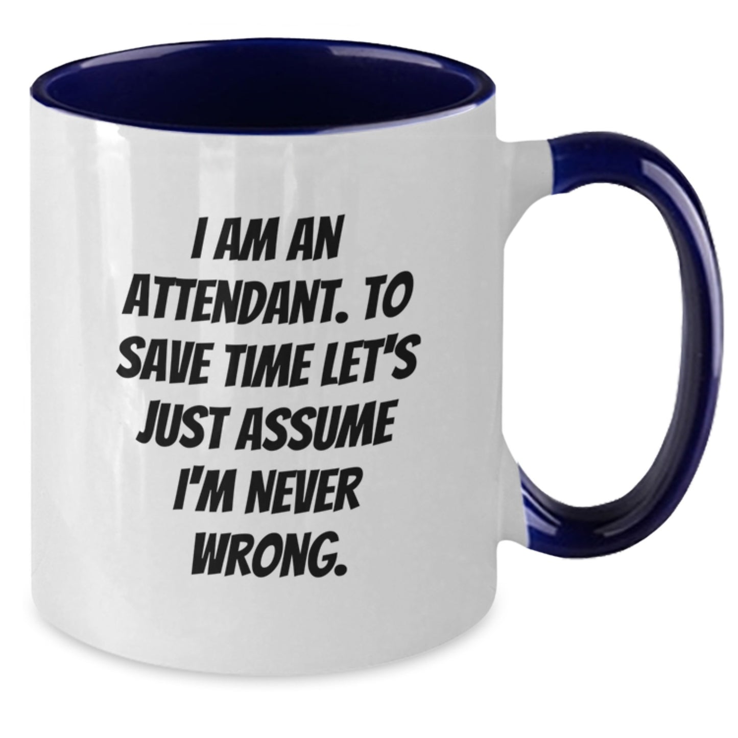 Funny Attendant Gifts from Friends, Unique Two Tone Coffee Mugs for Attendant, Christmas Unique Gifts for Men, Women, Coworkers, Family - Additional