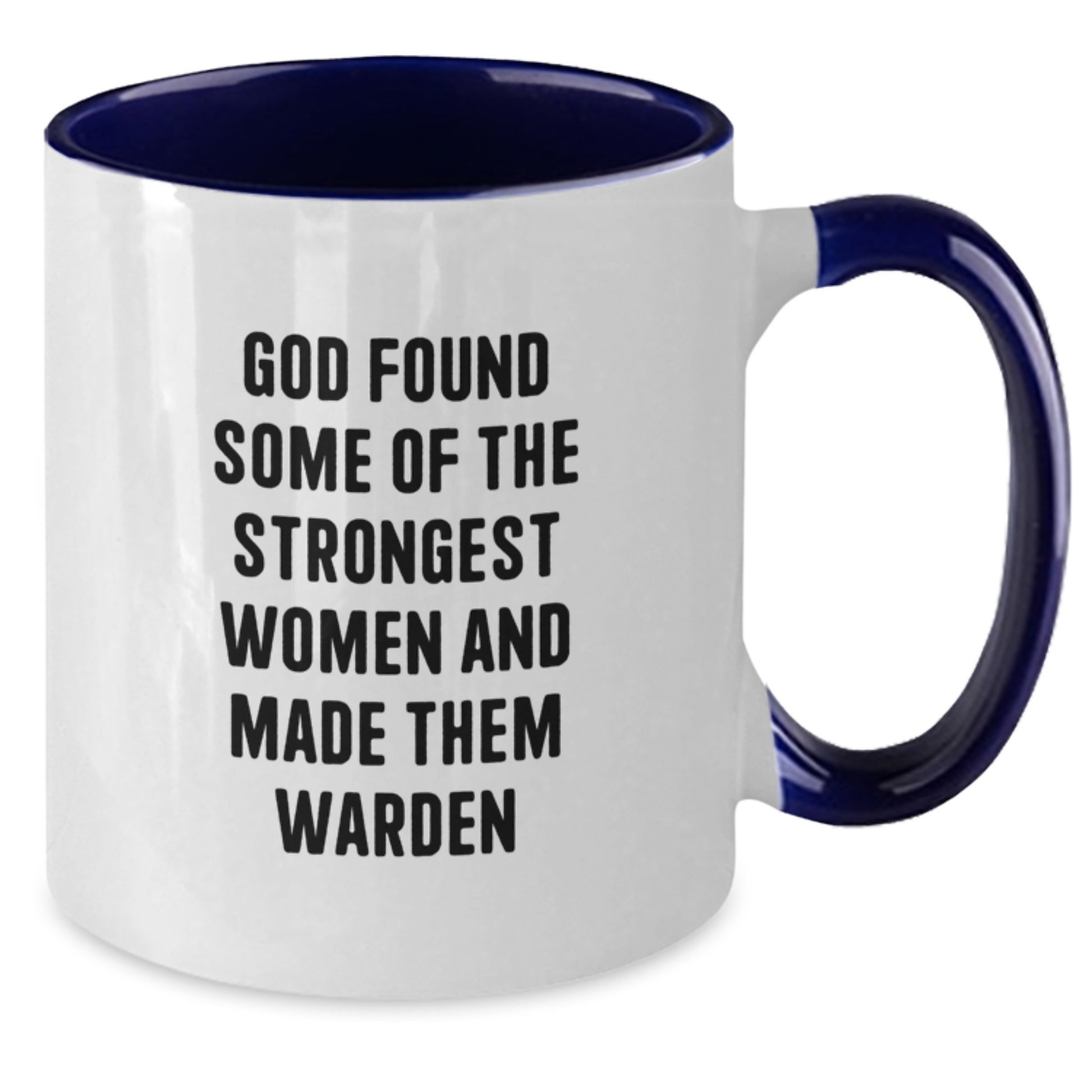 Birthday Gift Keepsake Warden Two Tone Coffee Mug for Him Black and - Additional