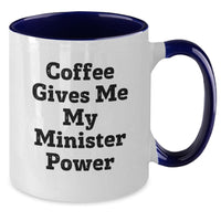 Load image into Gallery viewer, Funny Minister Coffee Mug Gifts for Men Women Friends Coworkers Family Valentine's Unique - Additional
