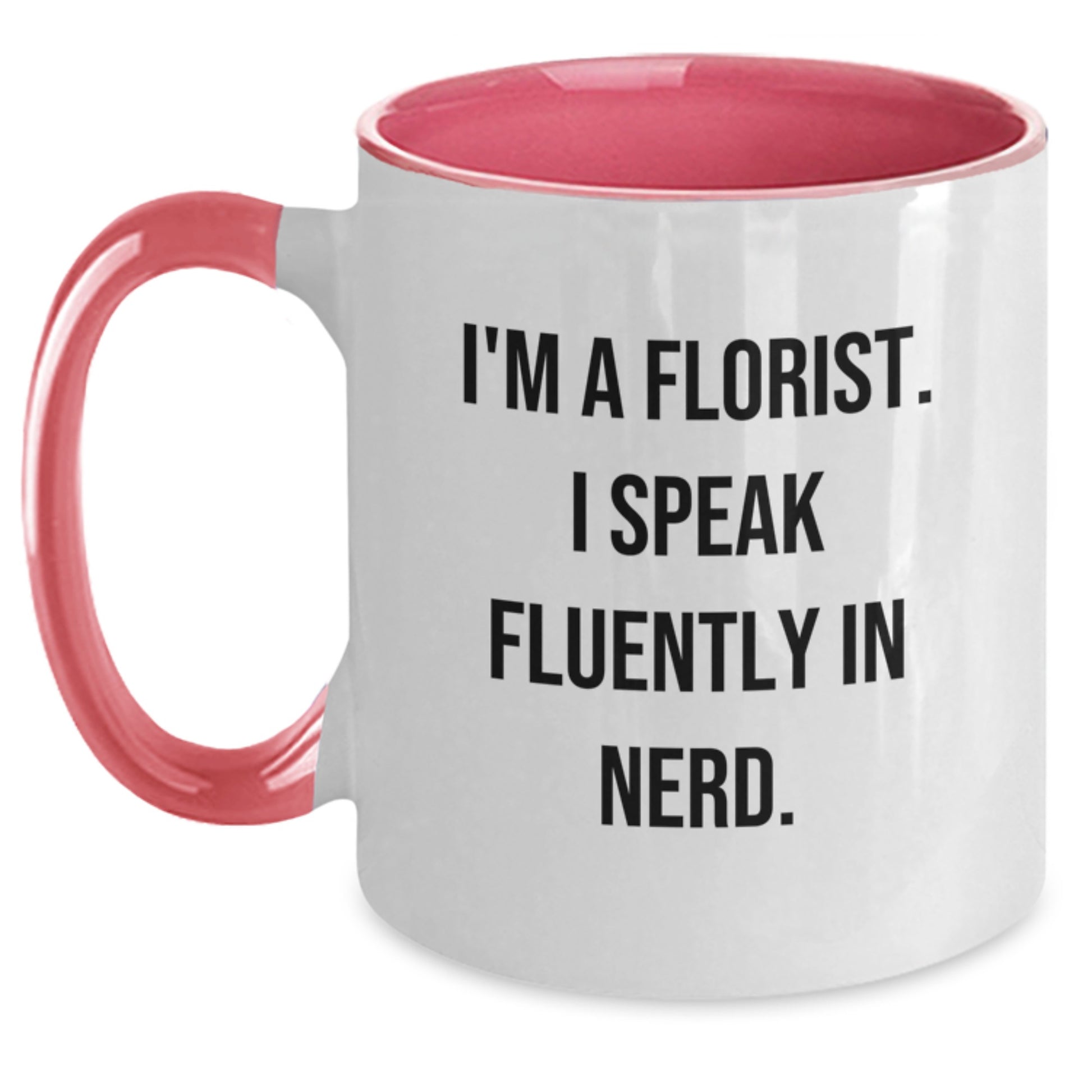 Funny Florist Two Tone Coffee Mug Gifts from Friends to Florist Graduation Unique Gifts - Main